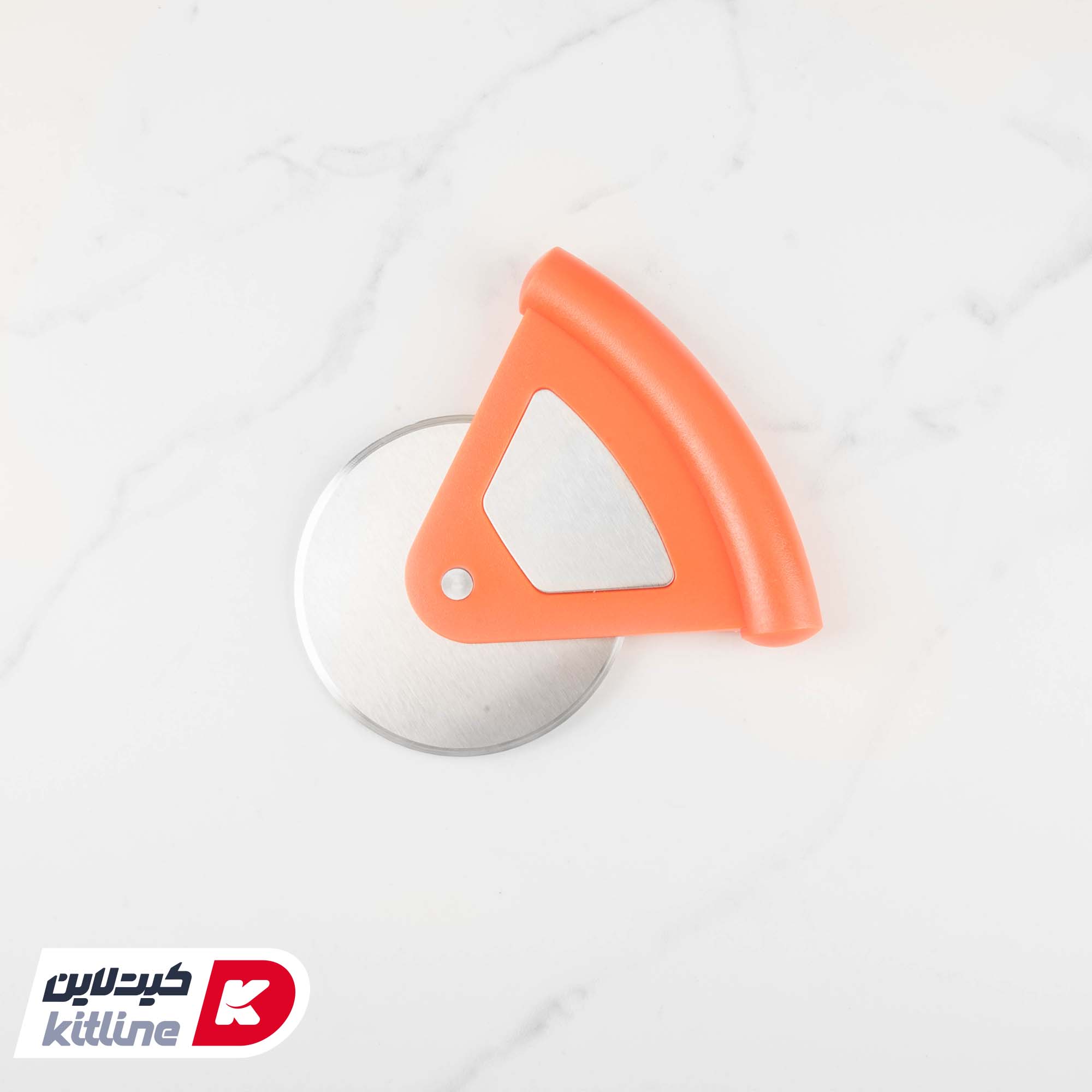 کاتر پیتزا غلتکی دسته نارنجی