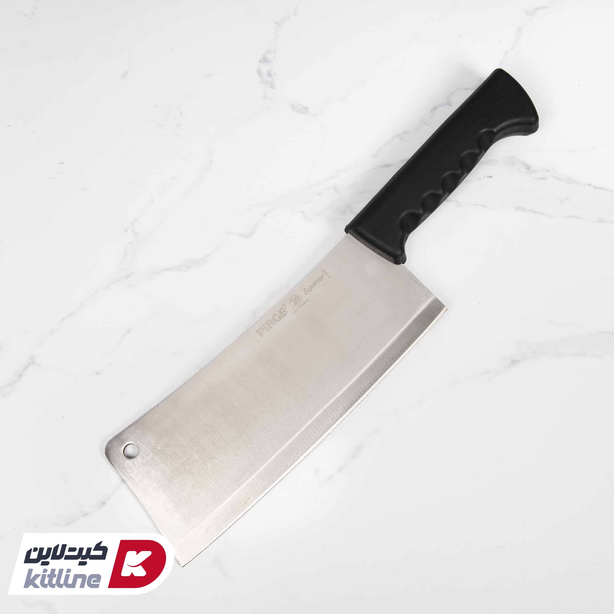 ساطور قصابی ۲۵ سانتیمتری پیرگه دسته مشکی