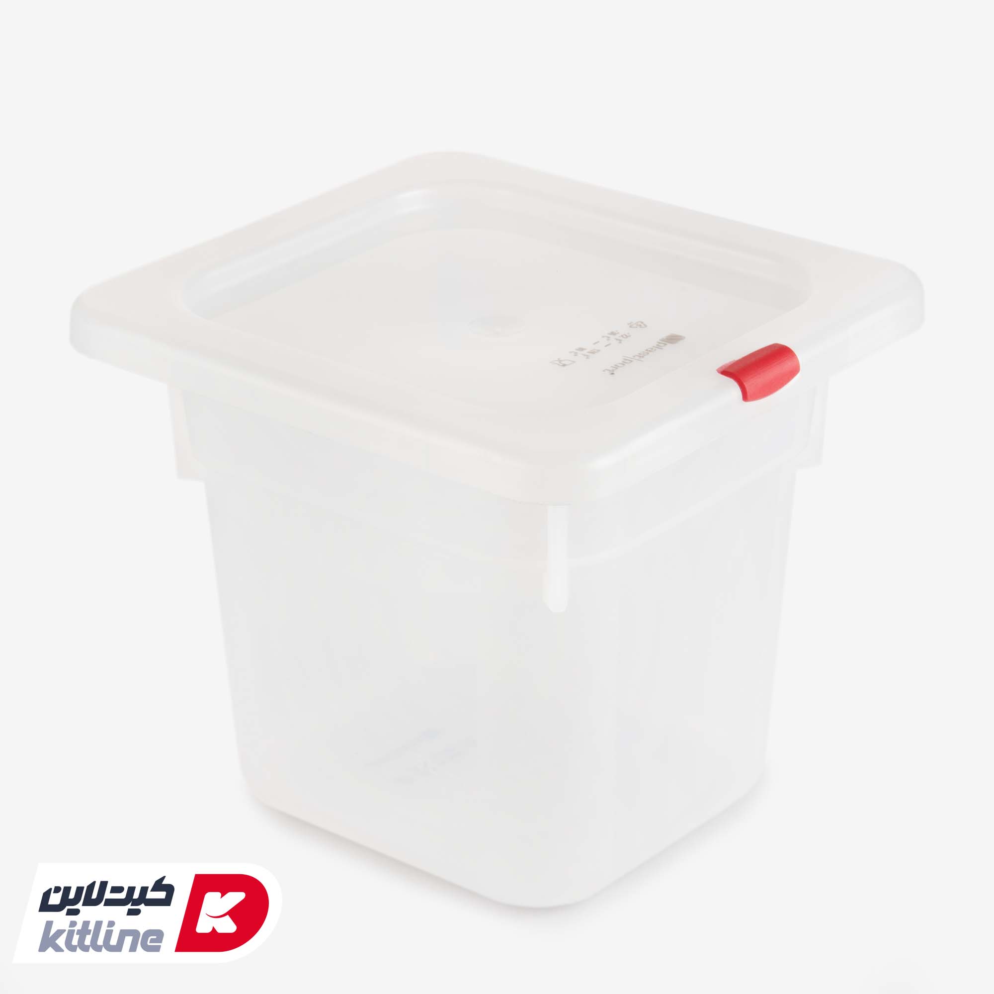 بن ماری ۱/۶ پلی پروپیلن عمق ۱۵ سفید به همراه درب