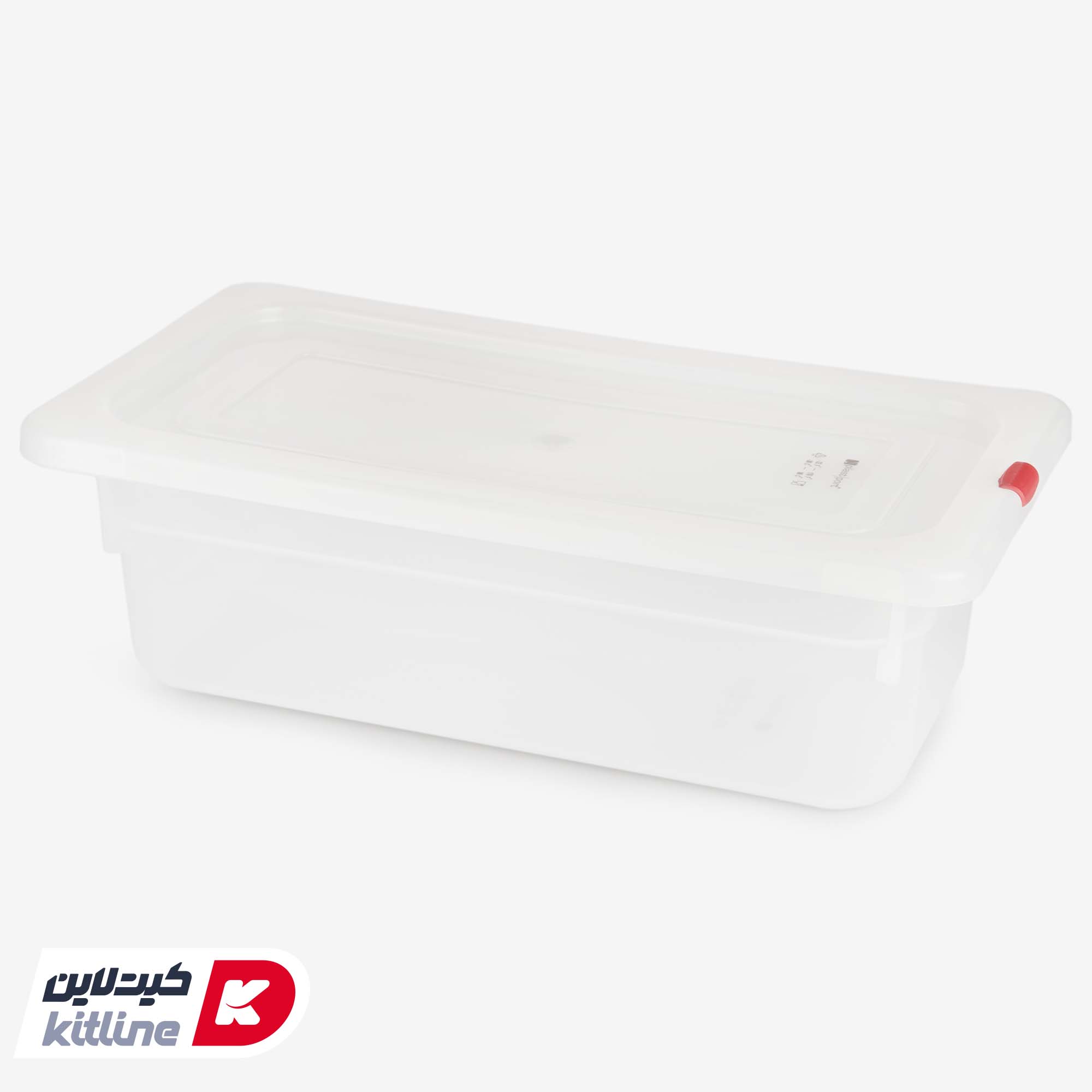 بن ماری ۱/۳ پلی پروپیلن عمق ۱۰ سفید به همراه درب