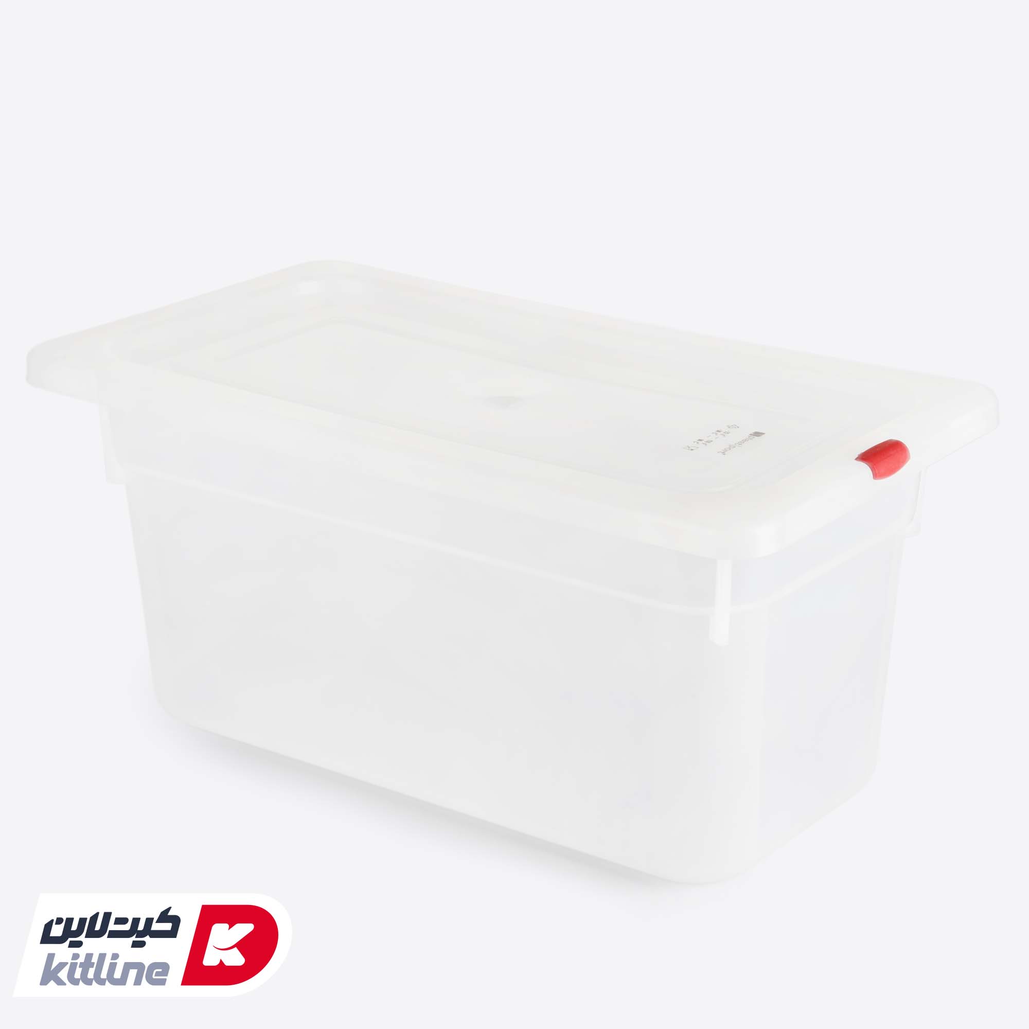 بن ماری ۱/۳ پلی پروپیلن عمق ۱۵ سفید به همراه درب