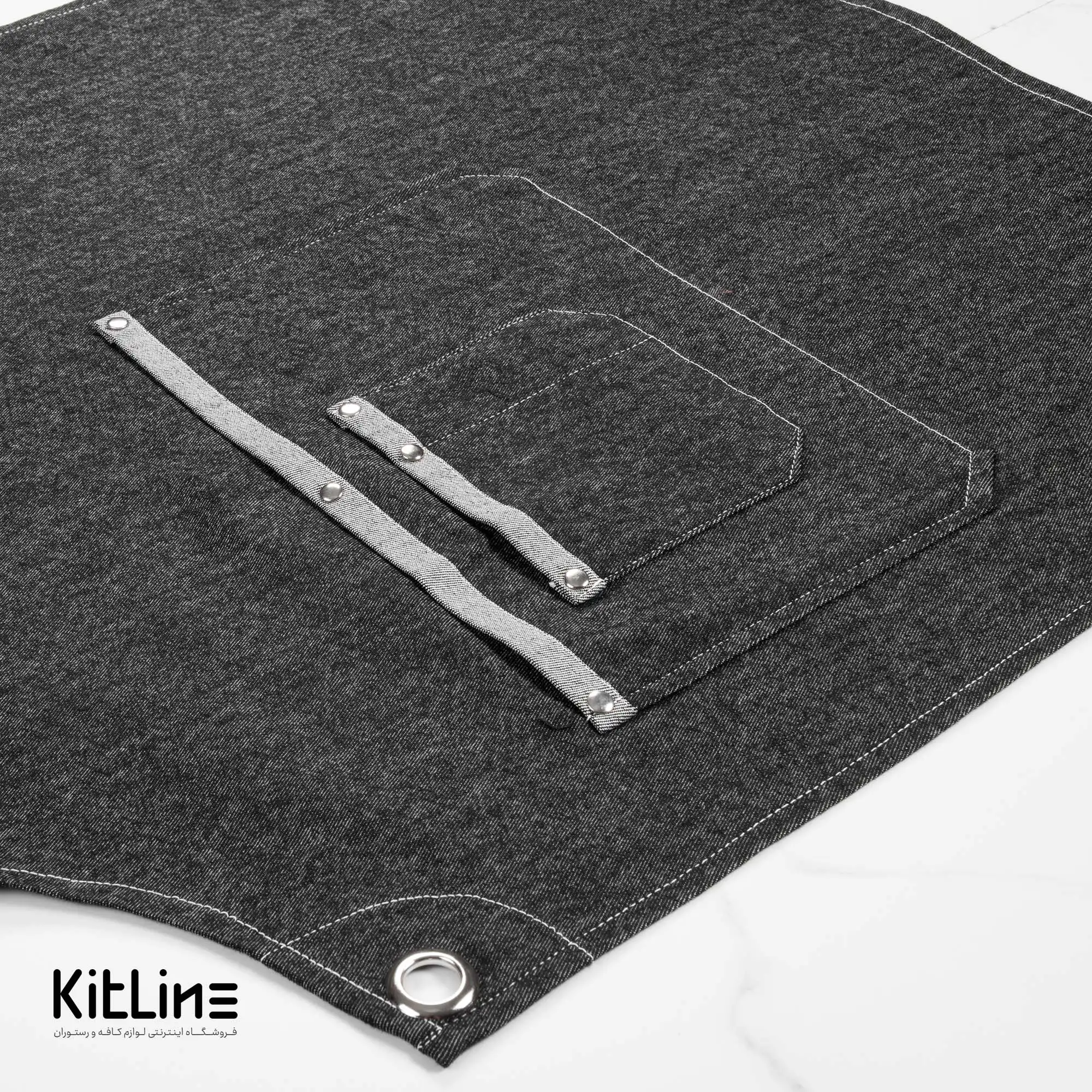 پیشبند جین ۴ جیب کیوان - تصویر 4
