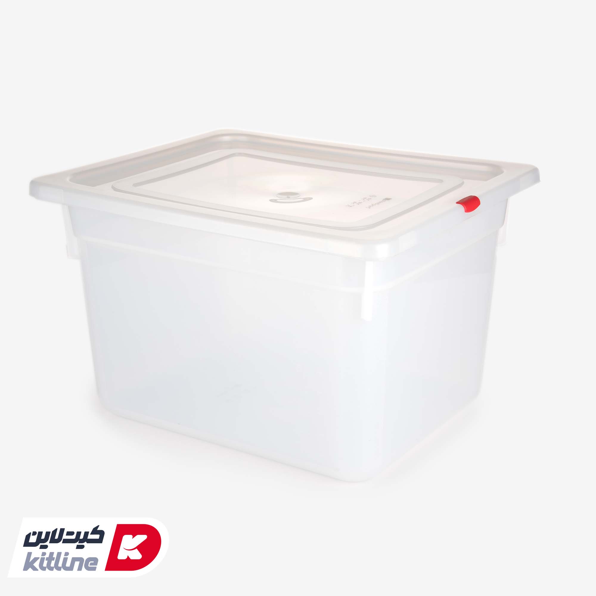 بن ماری ۱/۲ پلی پروپیلن عمق ۲۰ سفید به همراه درب