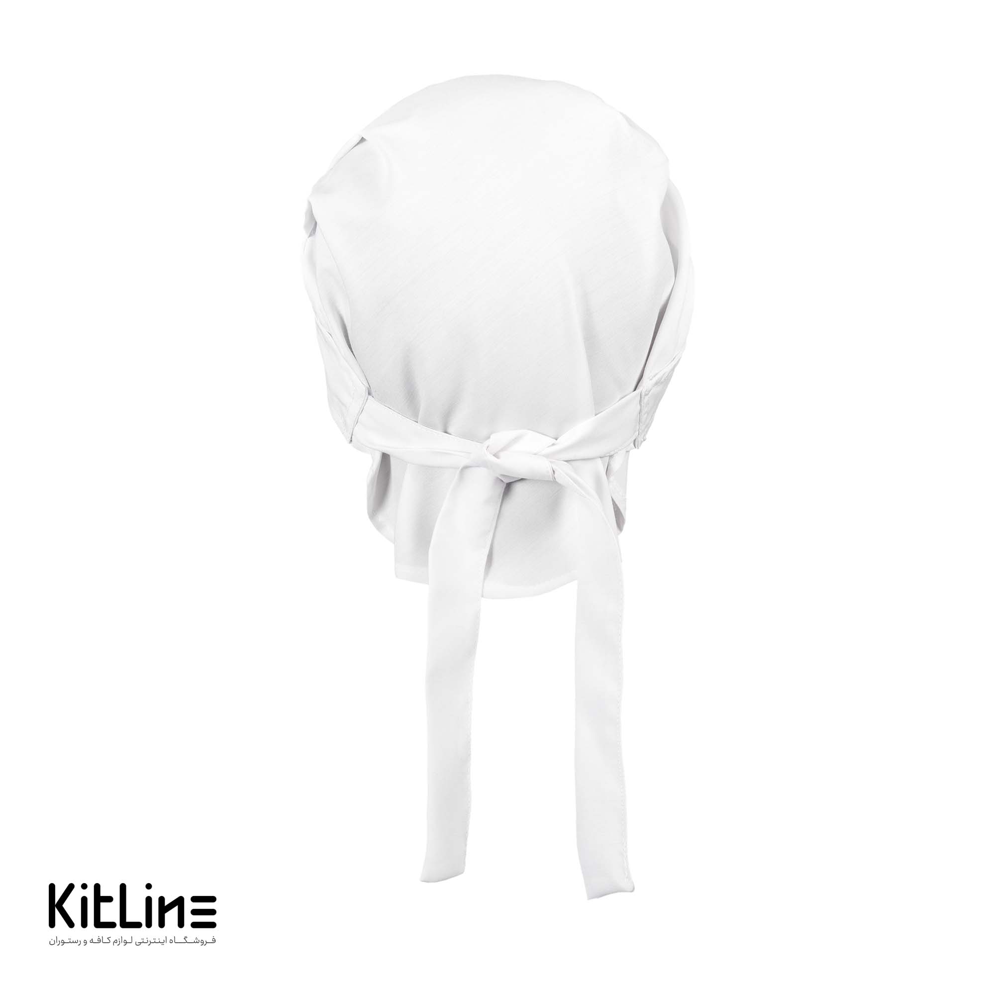 کلاه بانوان سفيد پشت بنددار