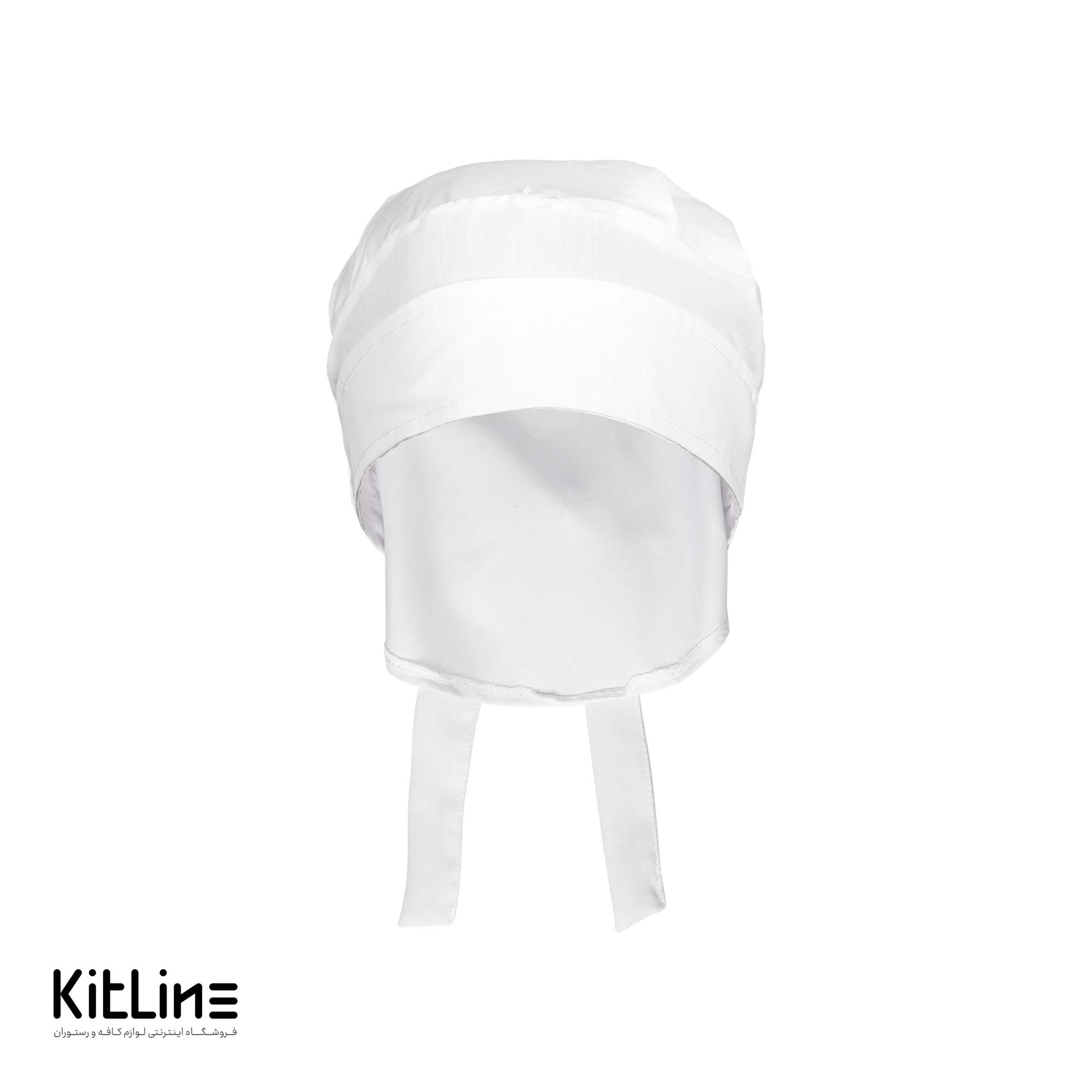 کلاه بانوان سفيد پشت بنددار - تصویر 3