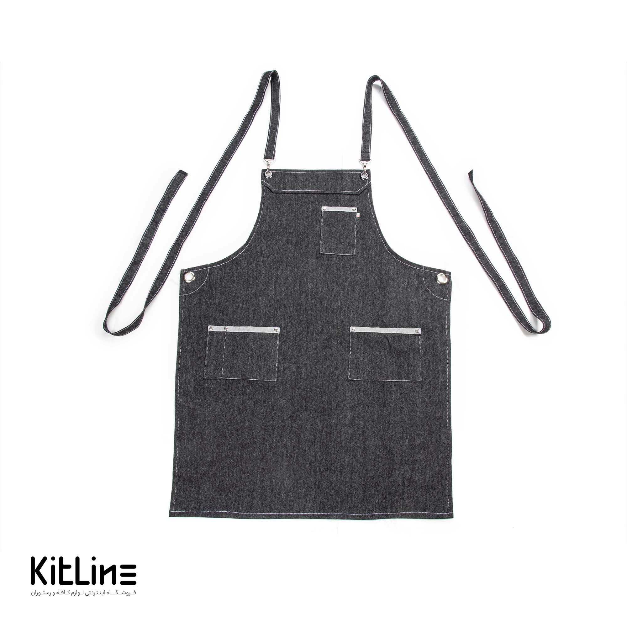 پیشبند جین ۳ جیب کیوان - تصویر 3