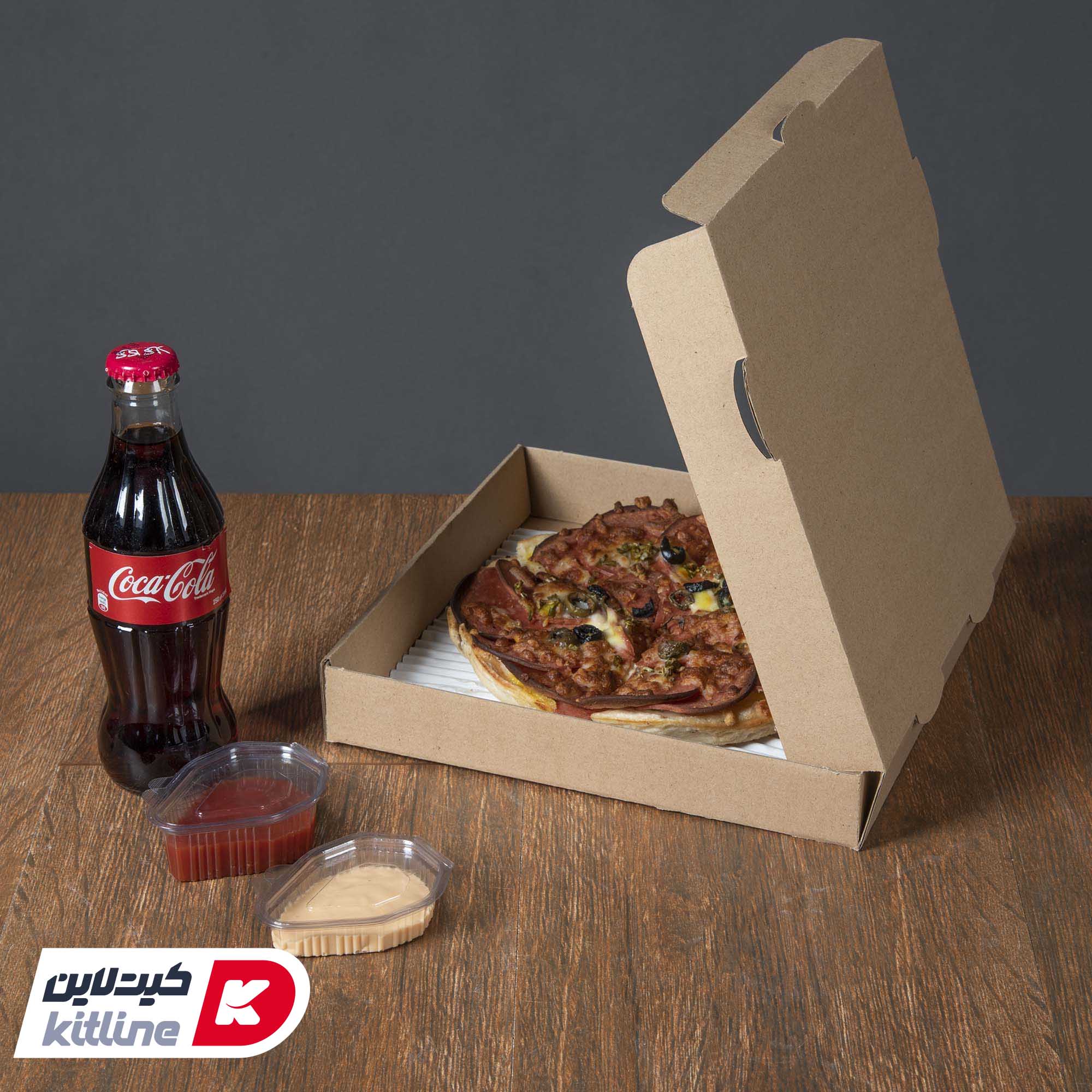 جعبه پیتزا کاغذی ۱۵ سانتیمتری (کارتن ۱۰۰ عددی) - تصویر 5