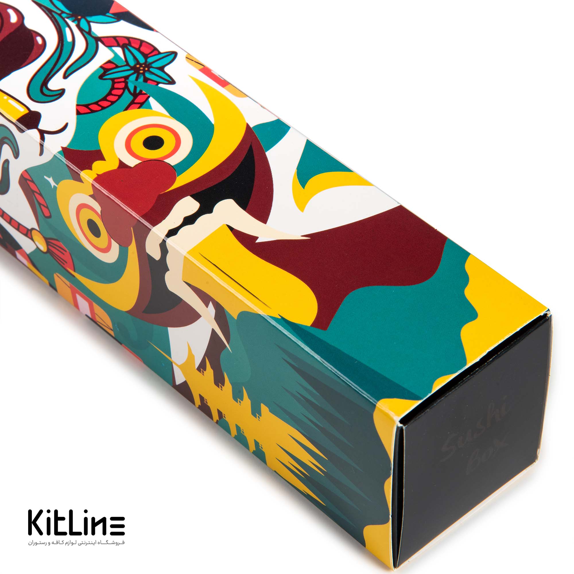 جعبه سوشی کشویی ۵.۵×۲۱ سانتیمتری تک رول (کارتن ۳۰۰ عددی) - تصویر 4