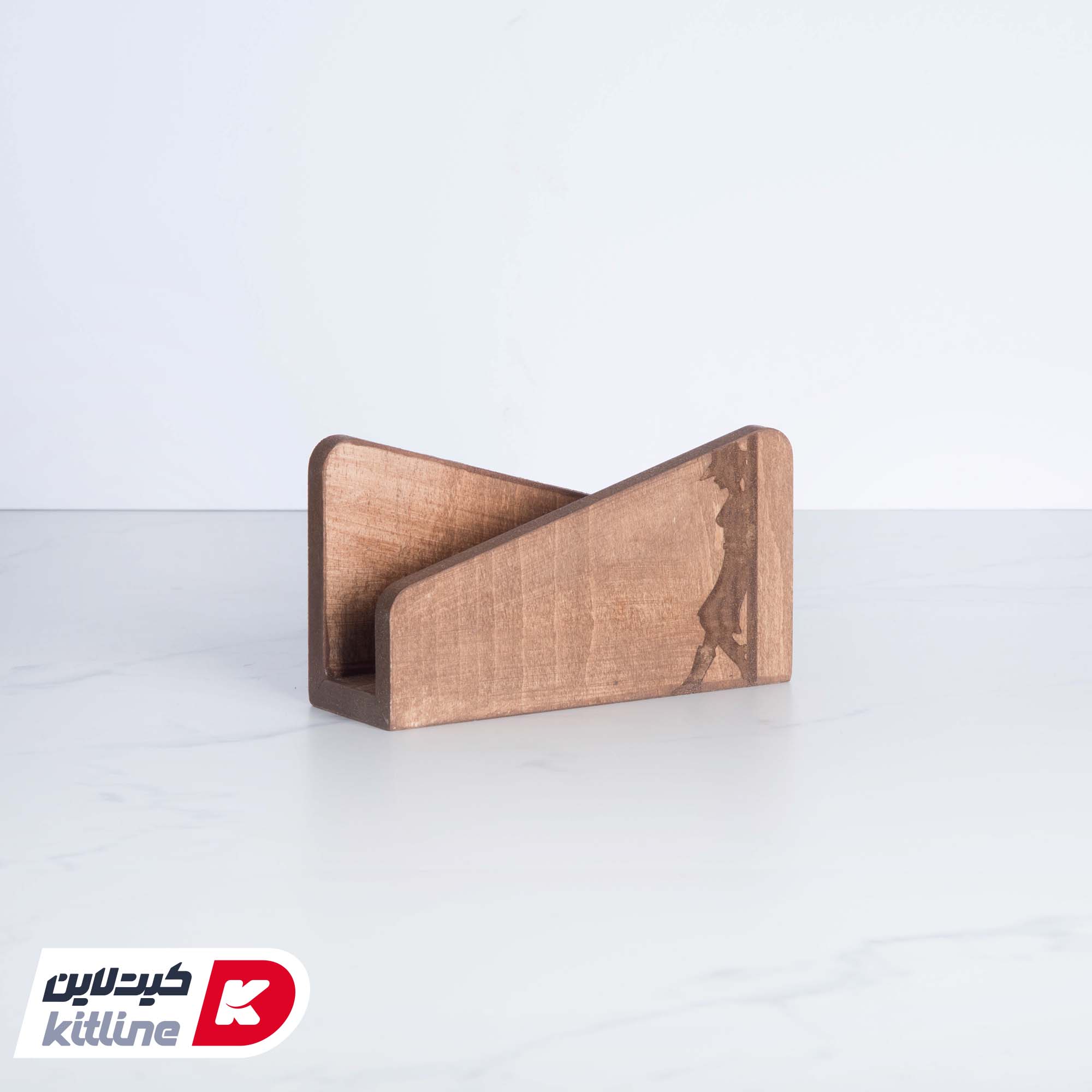 جای دستمال کاغذی طرح کابوی چوبی