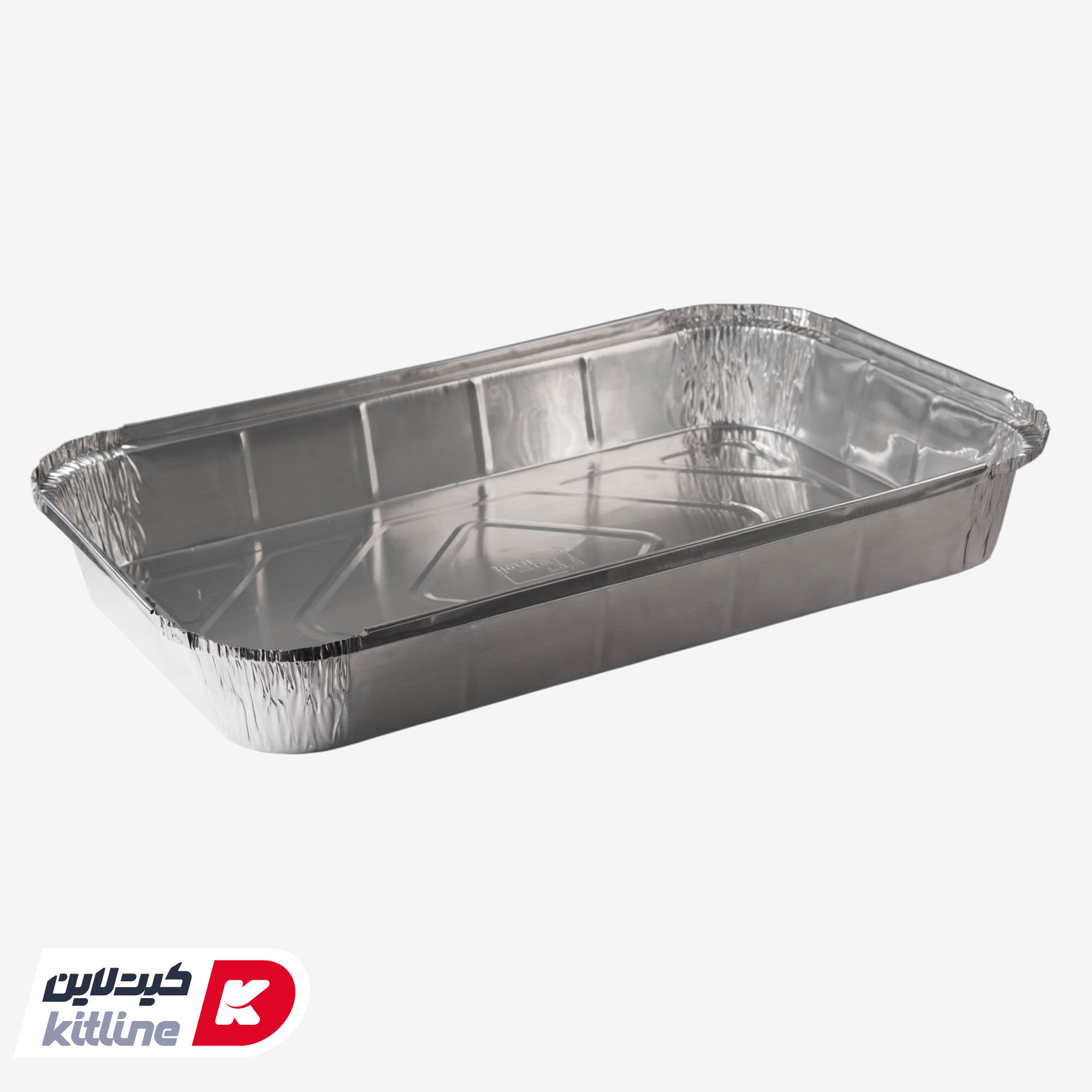 ظرف آلومینیومی یکبار مصرف ۳۲×۵۱.۵ سانتیمتری با در (کارتن ۱۰۰ عددی) - تصویر 3