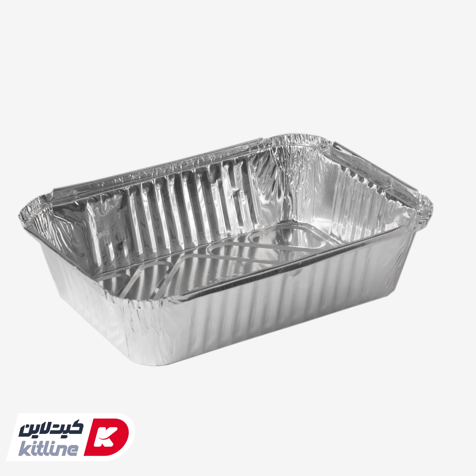 ظرف آلومینیومی یکبار مصرف ۱۹.۳×۲۵ سانتیمتری با در (کارتن ۴۰۰ عددی) - تصویر 3