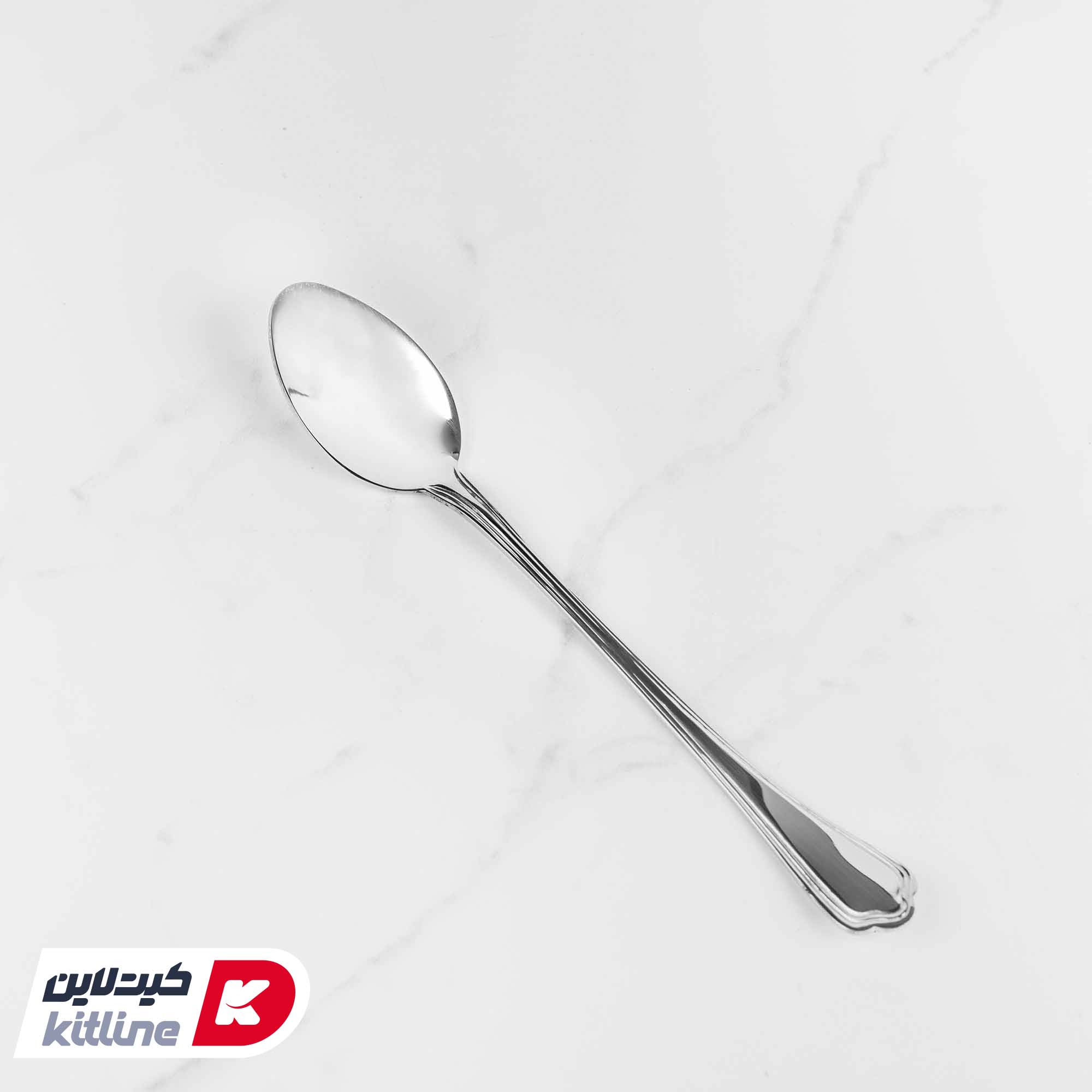 قاشق شربت خوری ناب استیل مدل ونیز