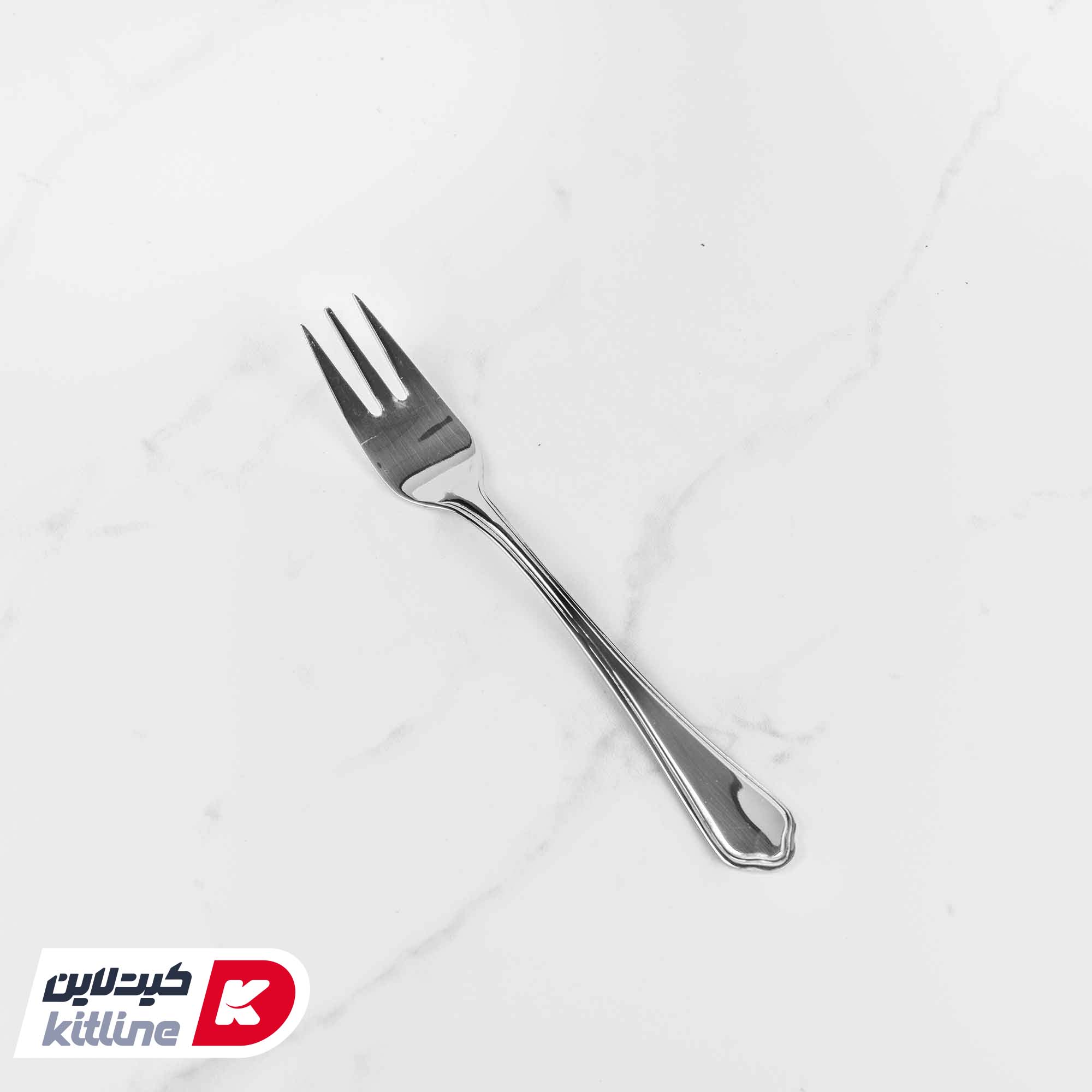 چنگال دسر خوری ناب استیل مدل ونیز