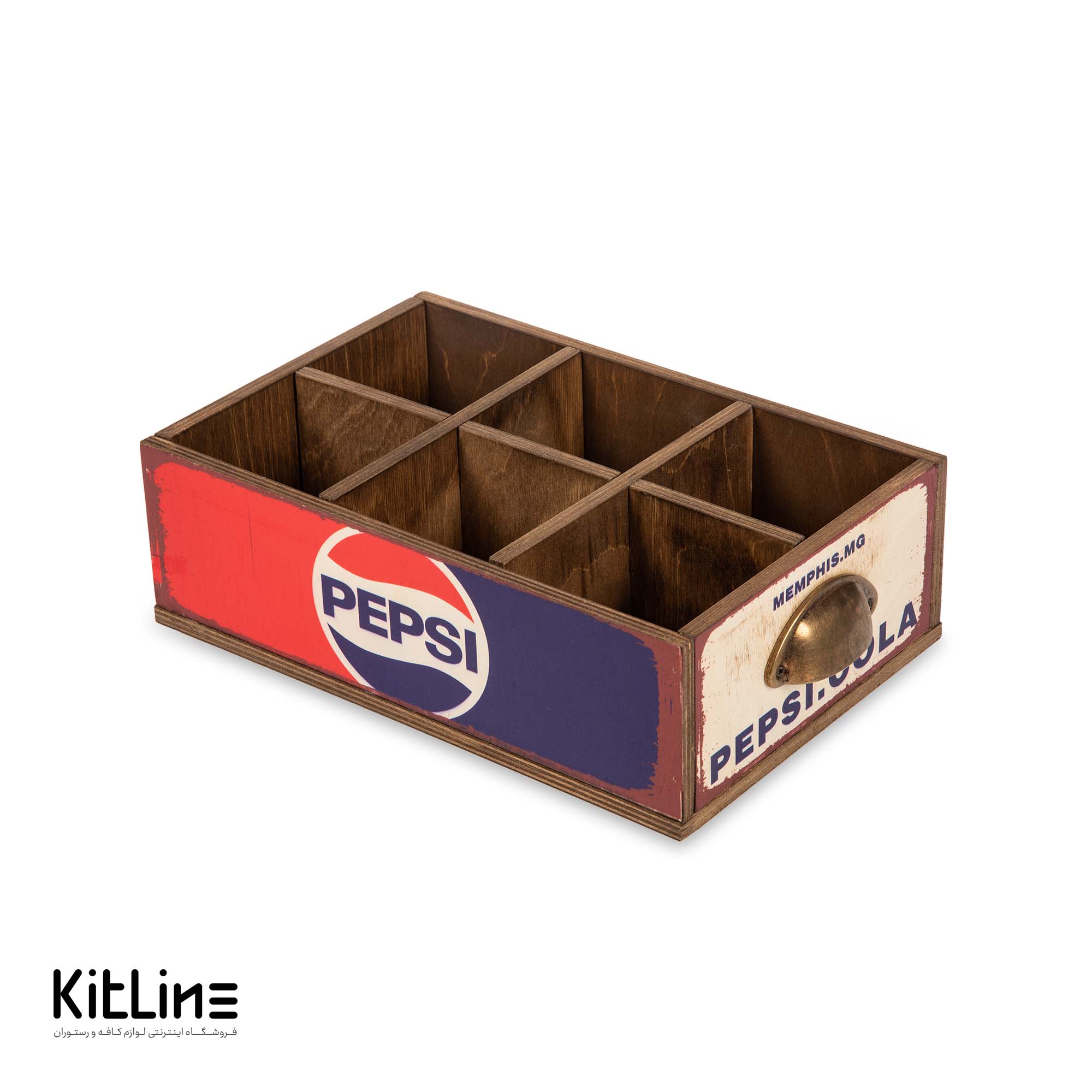 باکس چوبی ۲۰×۳۰ سانتیمتری طرح پپسی