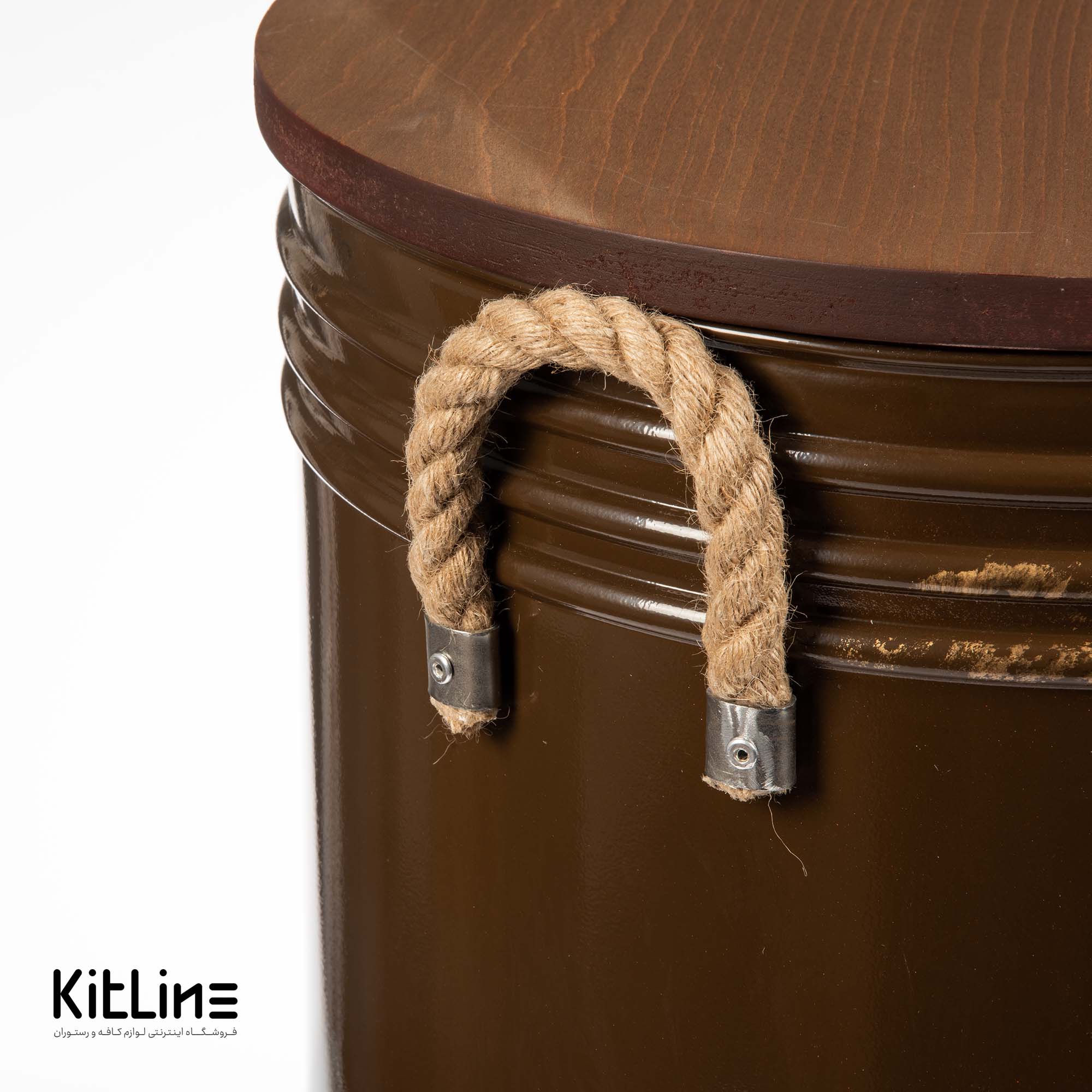 پاف ۴۰×۵۰ سانتیمتری فلزی مدل کافی شاپ - تصویر 3