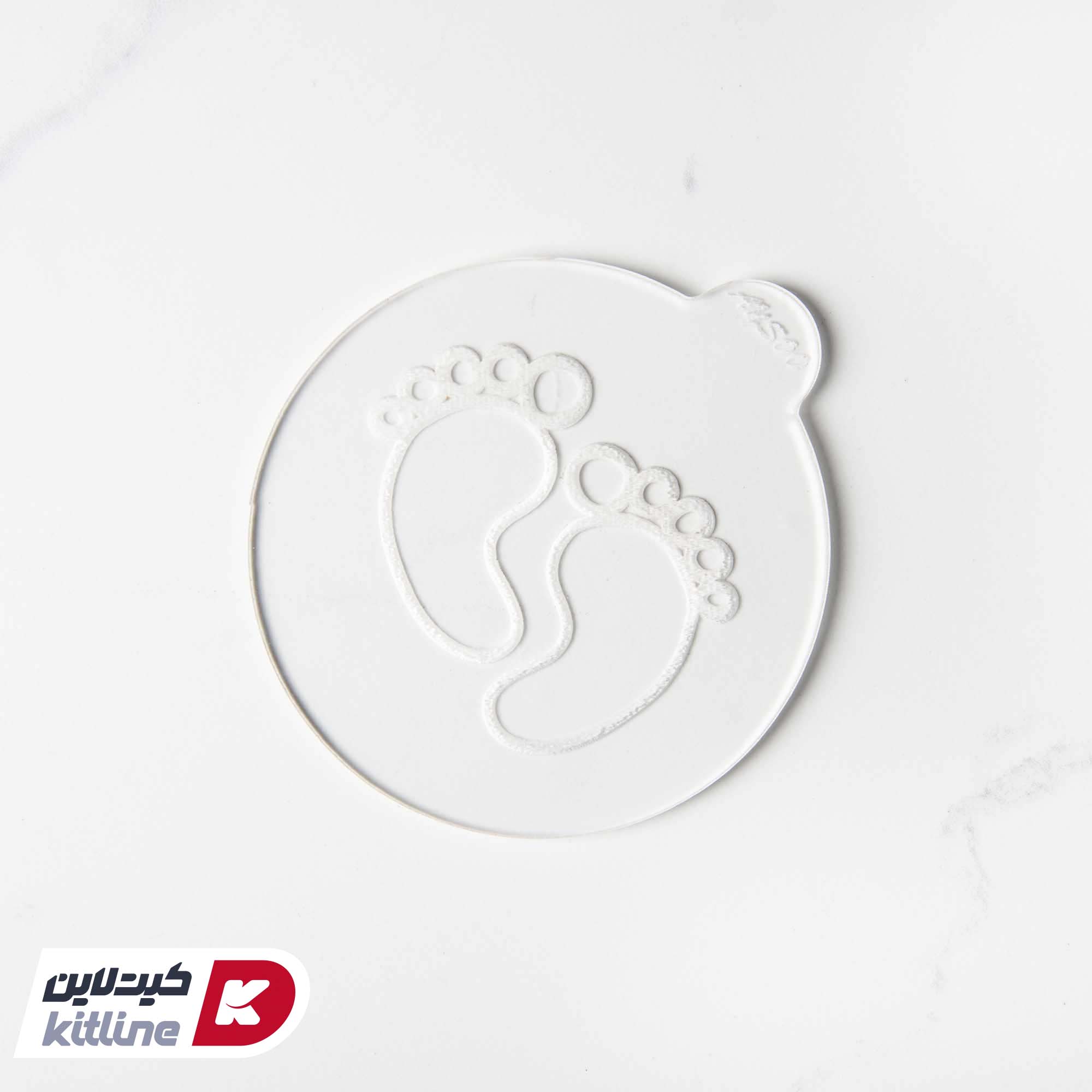 استامپ برجسته تزیین فوندانت طرح پای کودک