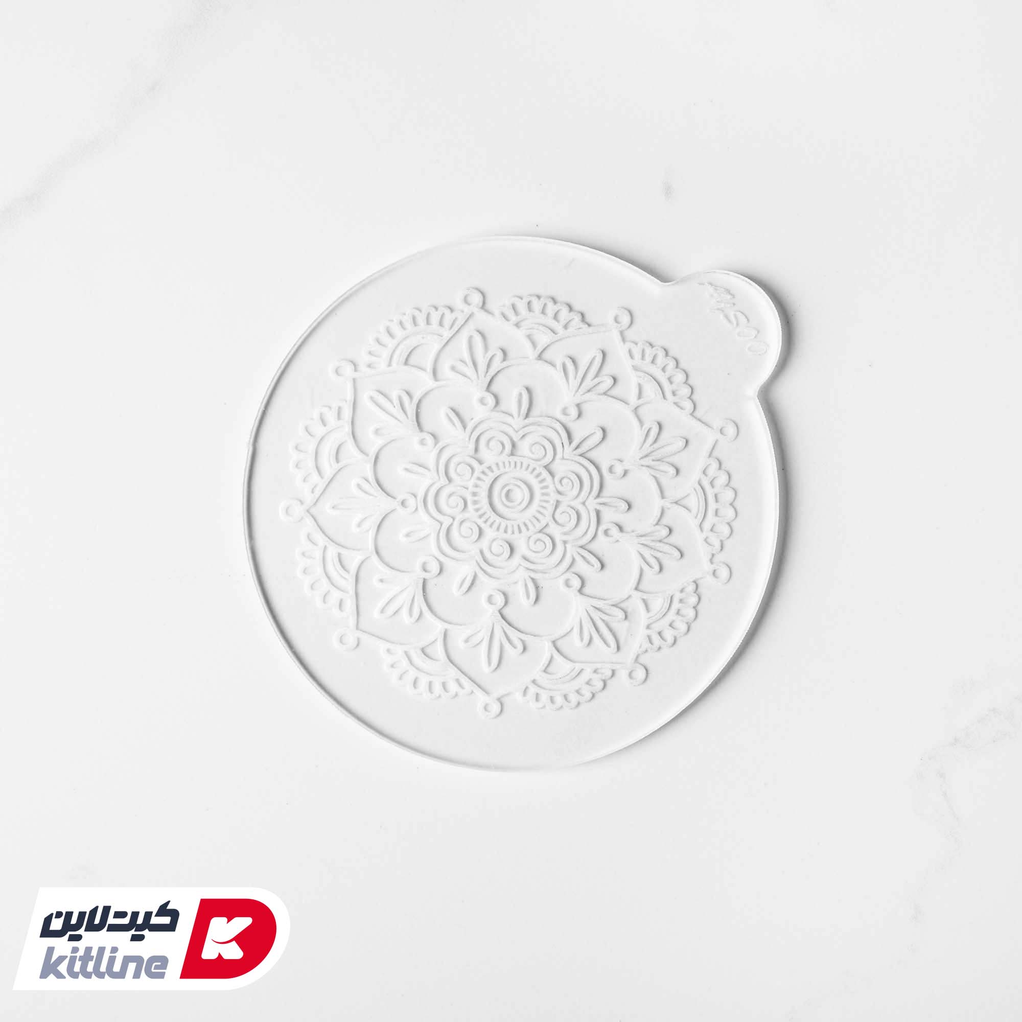 استامپ برجسته تزیین فوندانت طرح گل ماندلا