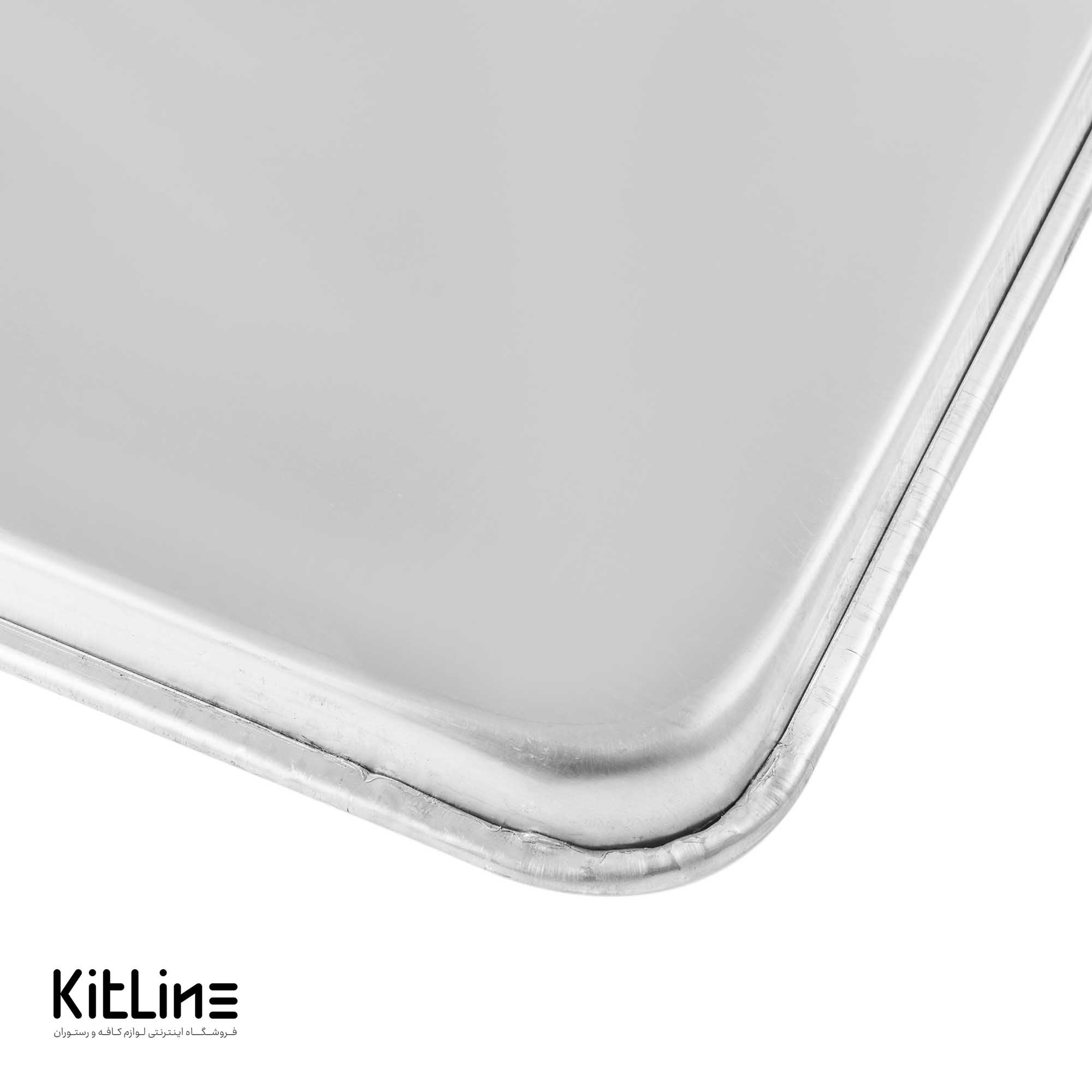 سینی فر ۴۰×۶۰ سانتیمتری آلومینیومی روکش تفلونی سبز دور مفتولی - تصویر 3