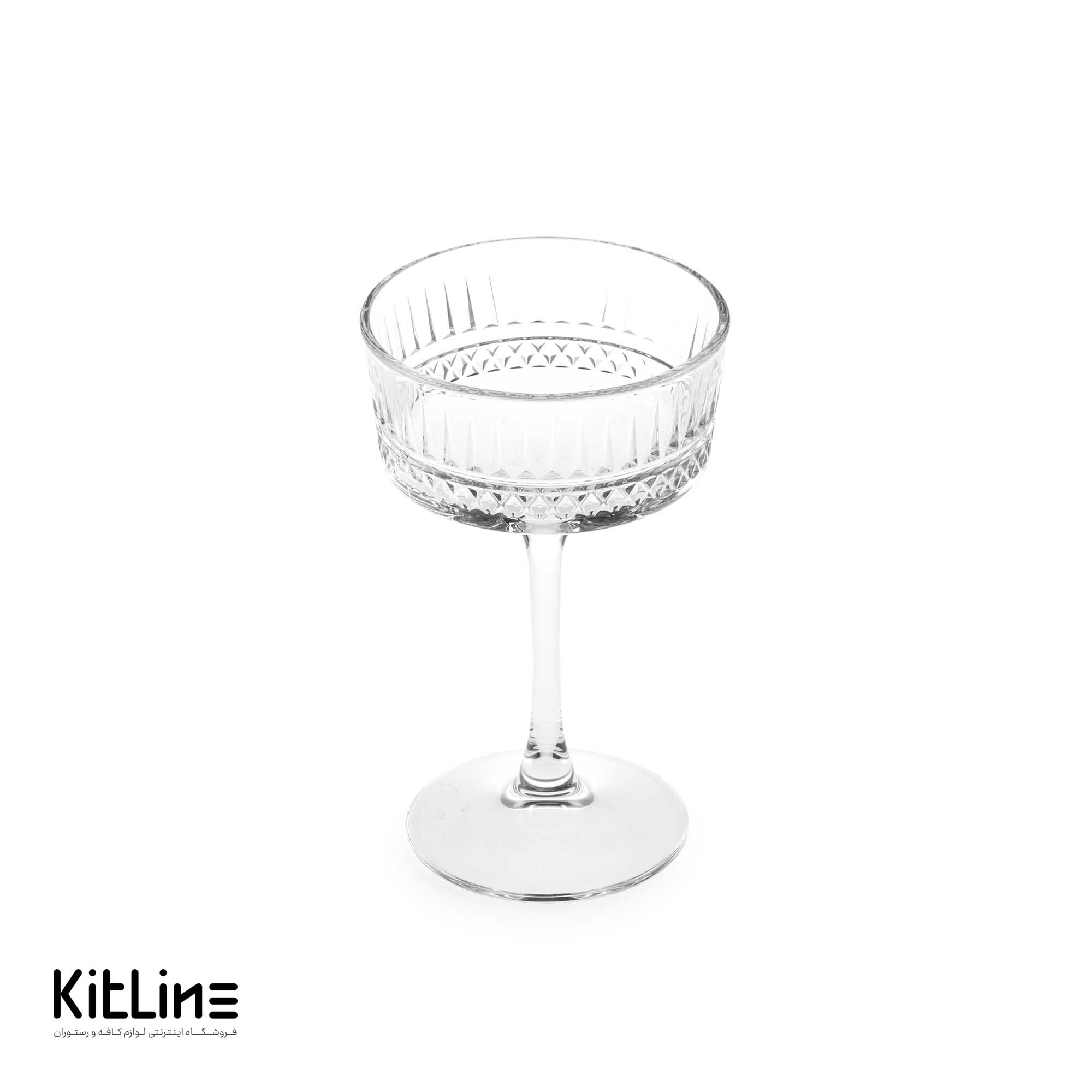 گیلاس شیشه ای ۲۶۰ میلی‌لیتری پاشاباغچه مدل الیسیا (ست ۴ عددی)