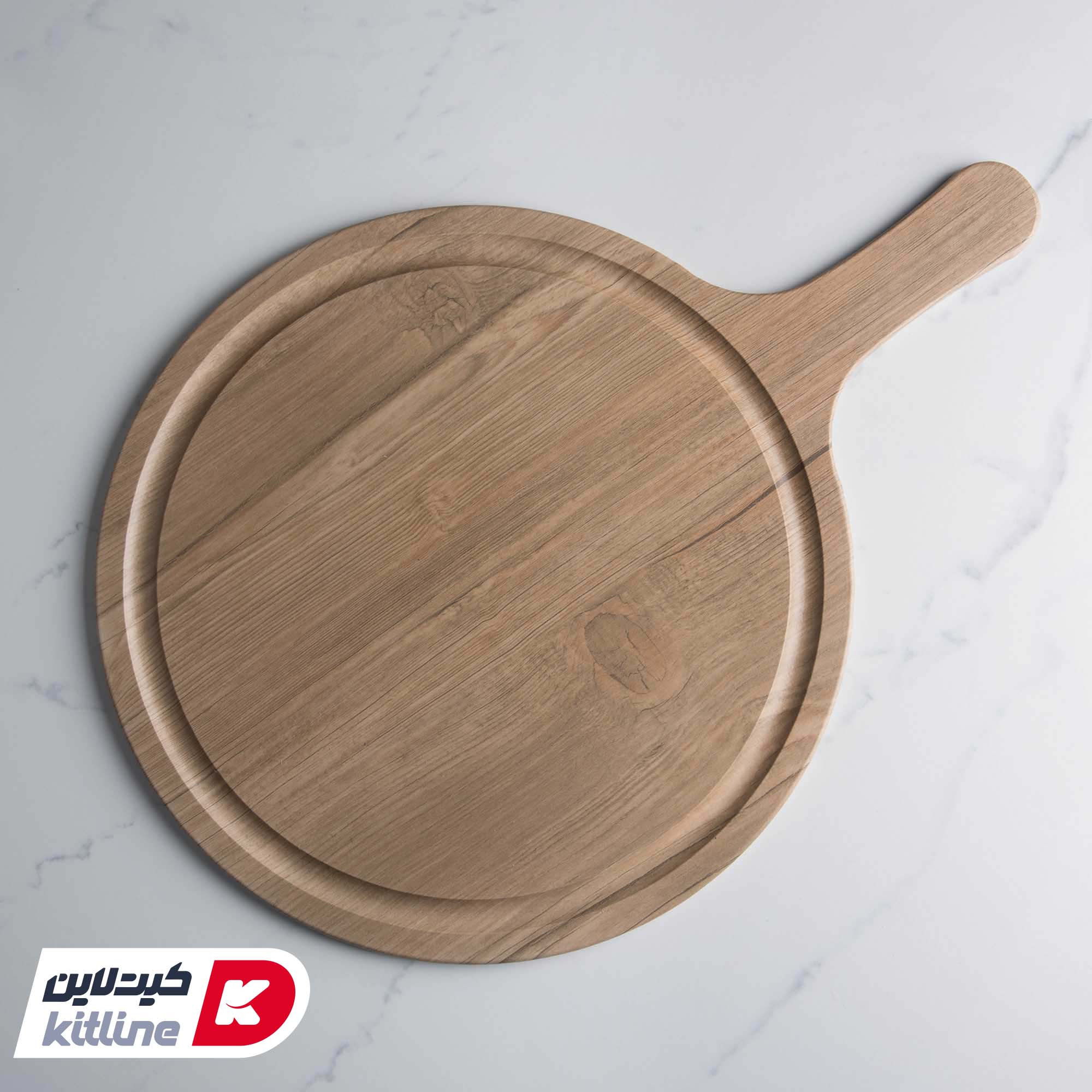 تخته سرو گرد ۳۳ سانتیمتری چوبی راکتی زیتونی