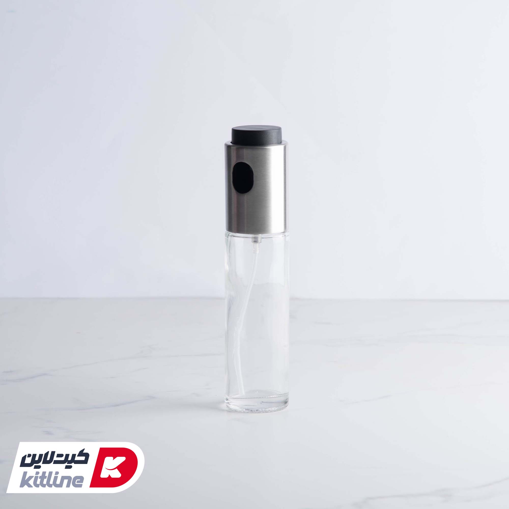 اسپری روغن و سرکه شیشه ای ۱۸ سانتیمتری