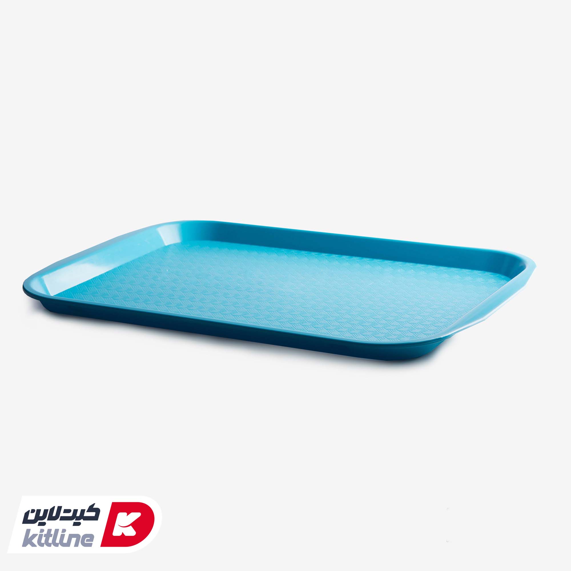 سینی پلی پروپیلن ۴۵x۳۵ سانتیمتری آبی کیچن تک