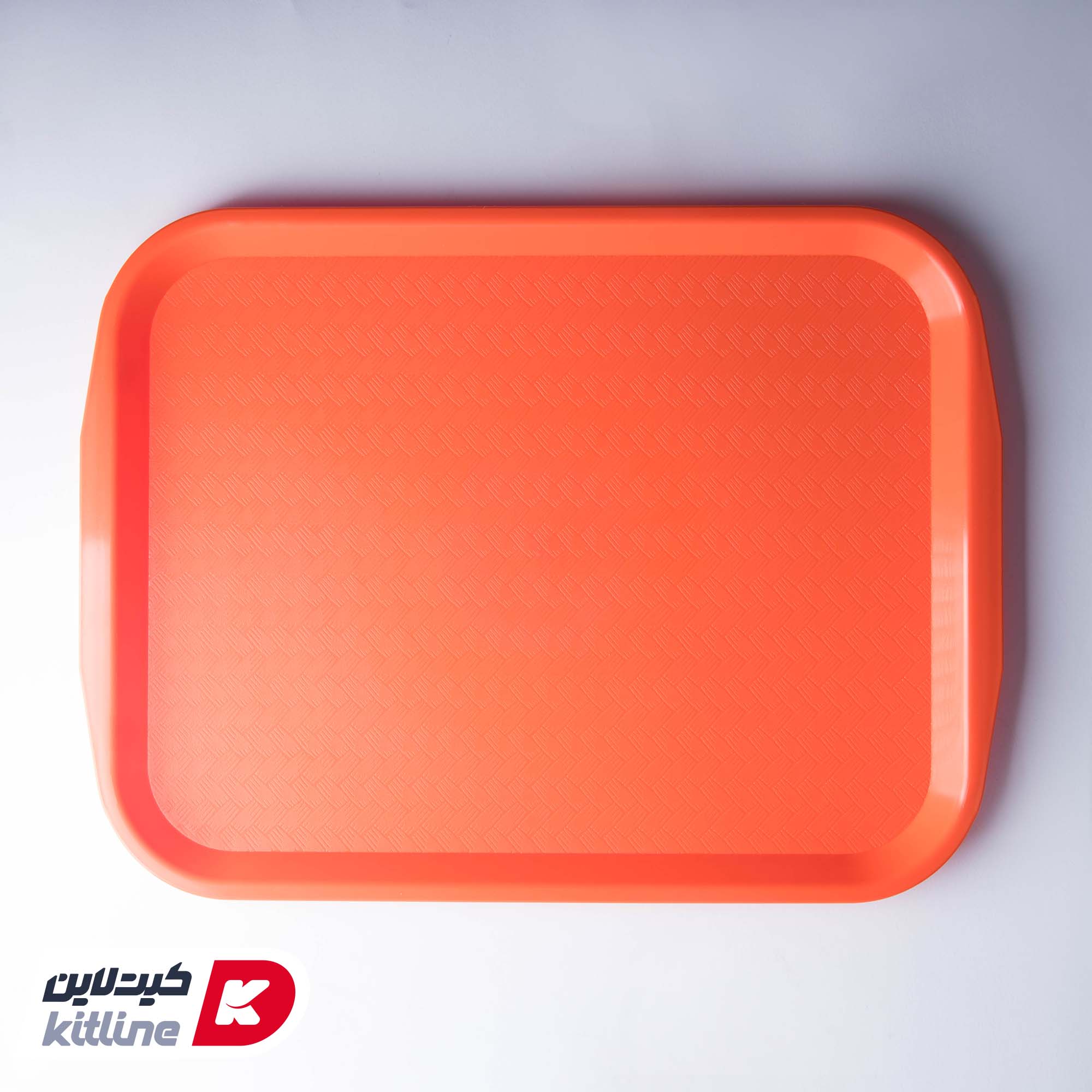 سینی پلی پروپیلن ۴۵x۳۵ سانتیمتری نارنجی کیچن تک - تصویر 3