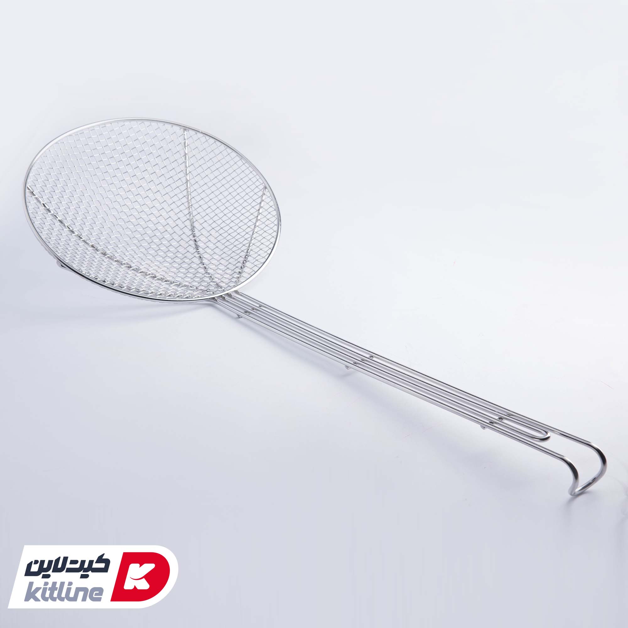 کفگیر توری استیل ۲۴ سانتیمتری