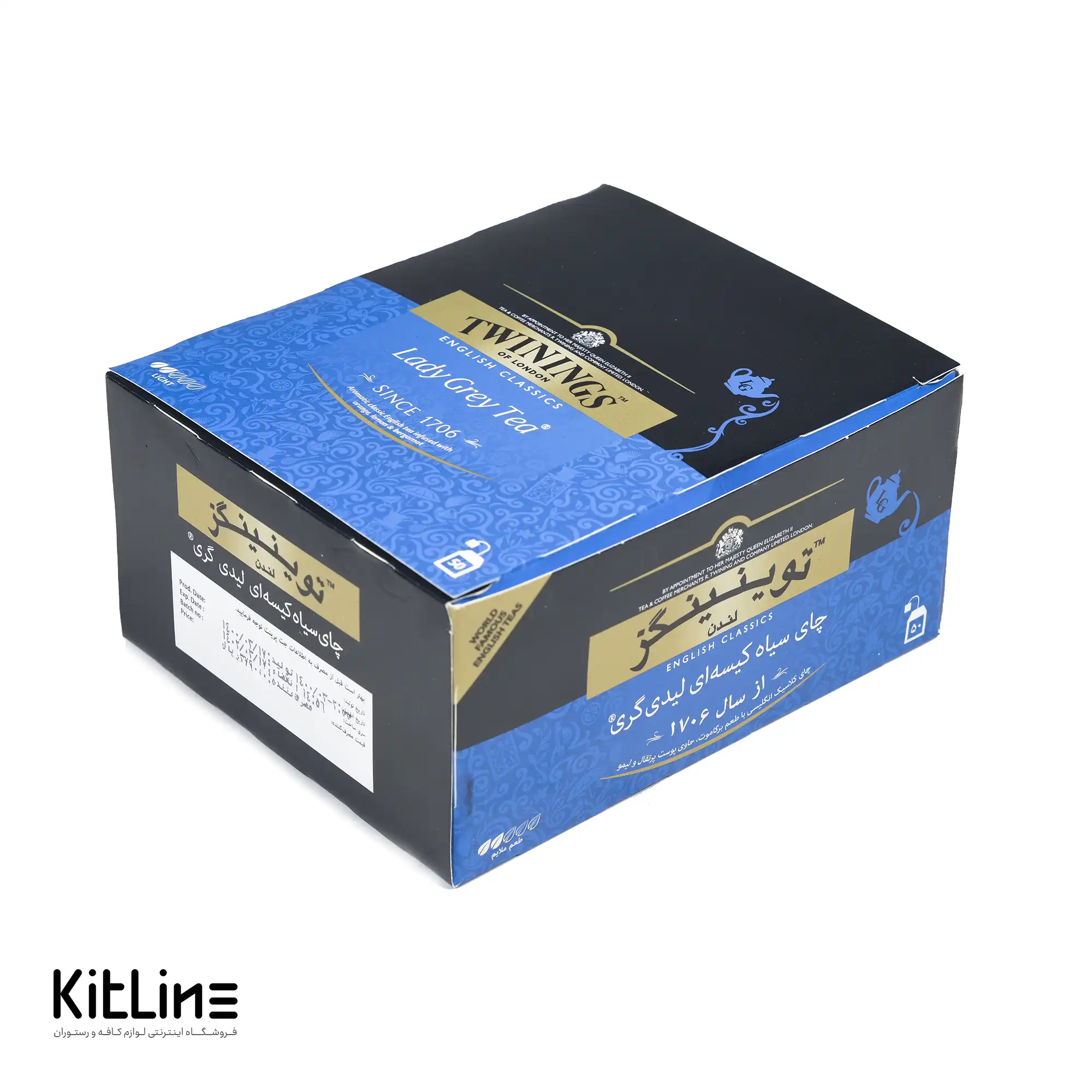 چای کیسه ای لیدی گری توینینگز (بسته ۵۰ عددی)