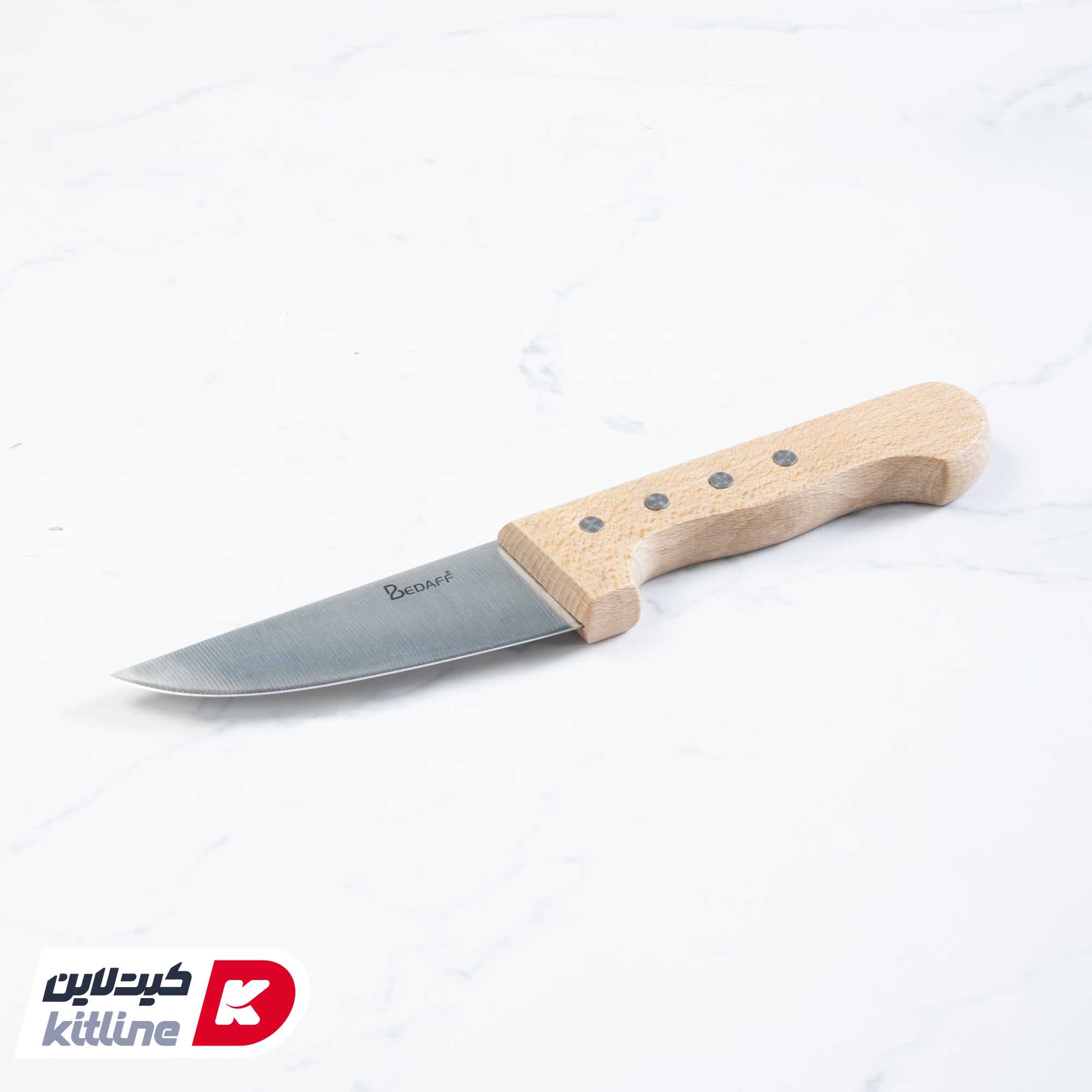 چاقو قصابی ۱۲ سانتیمتری بداف دسته چوبی