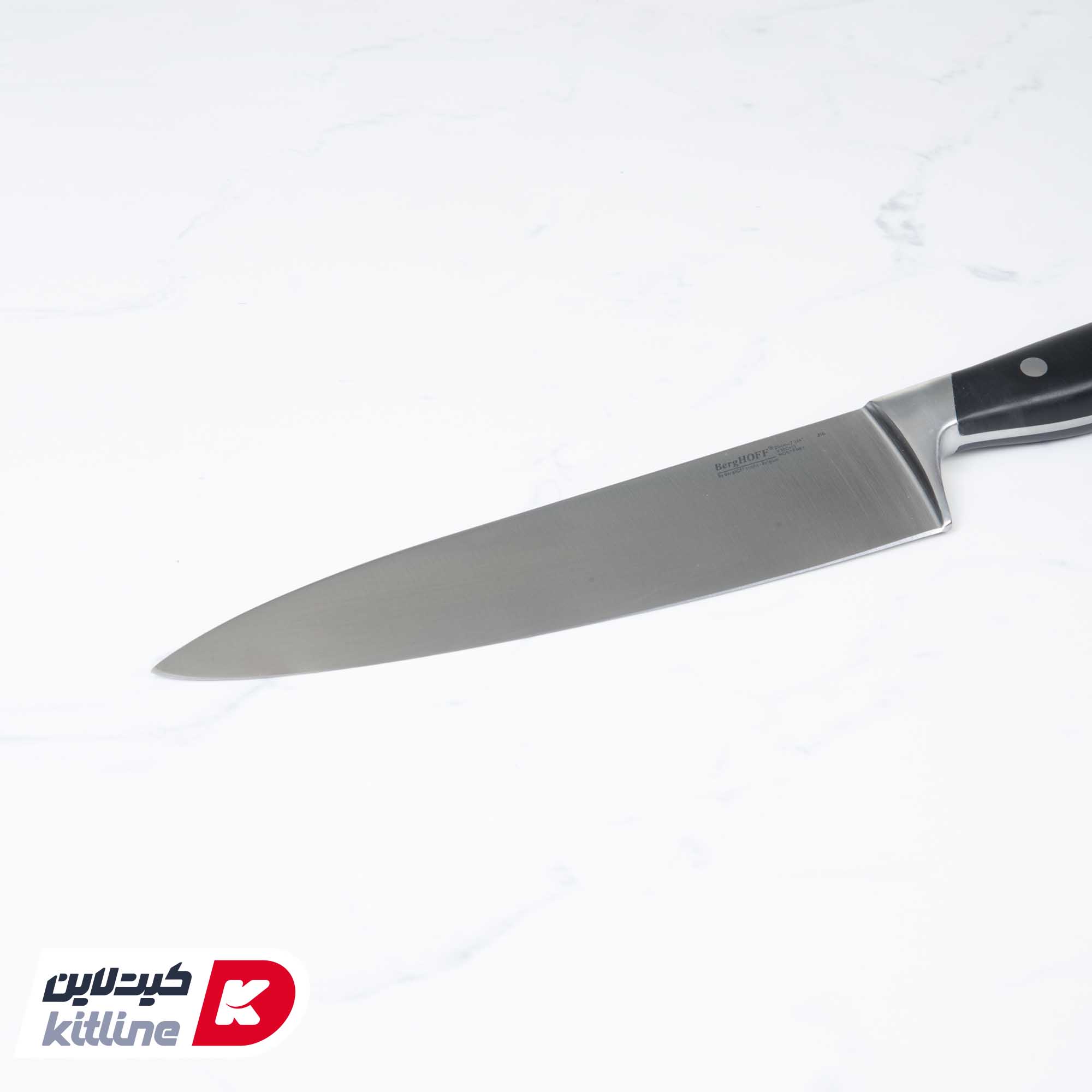 چاقو سرآشپز ۲۰ سانتیمتری برگهف دسته مشکی - تصویر 3