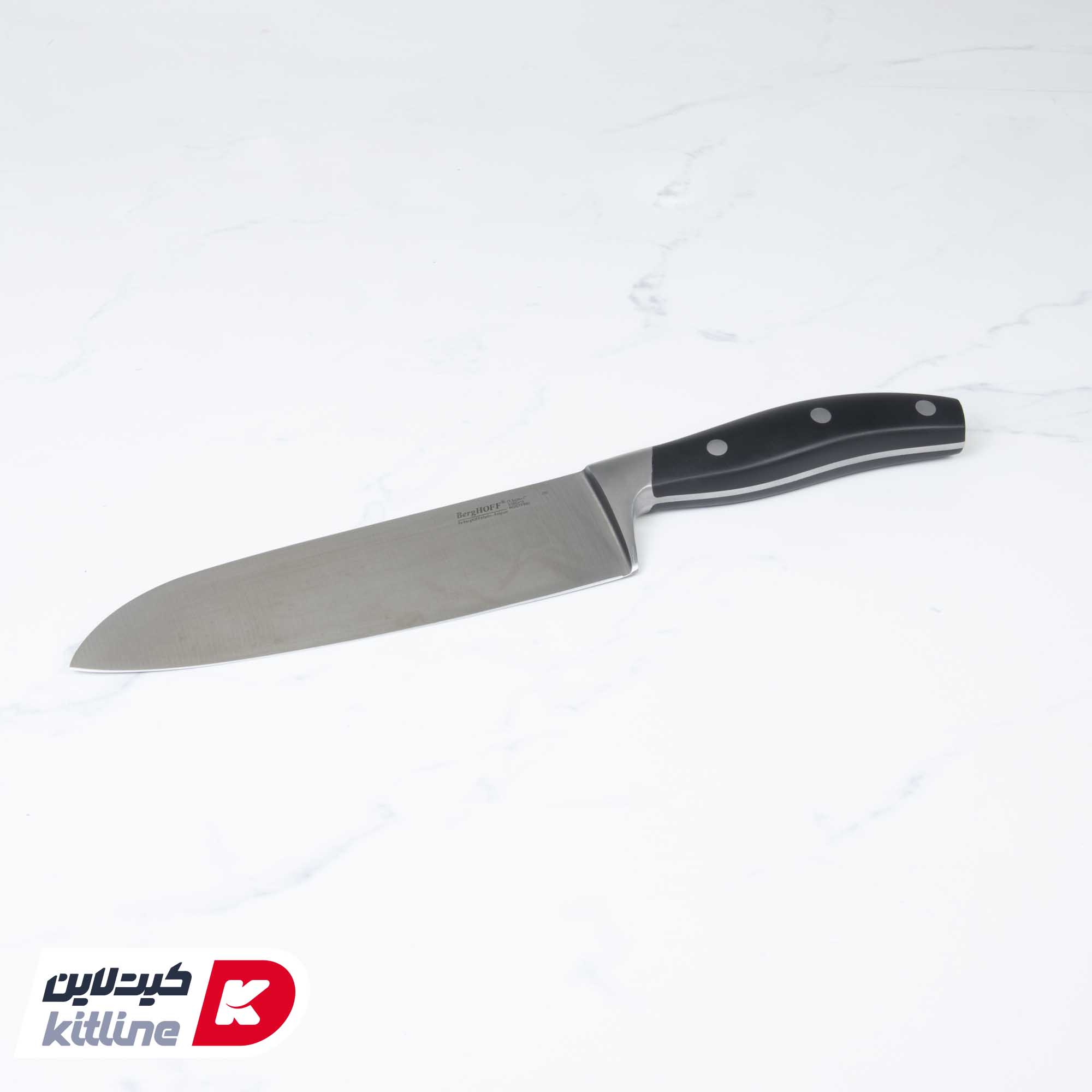 چاقو سرآشپز ۱۷.۵ سانتیمتری برگهف دسته مشکی