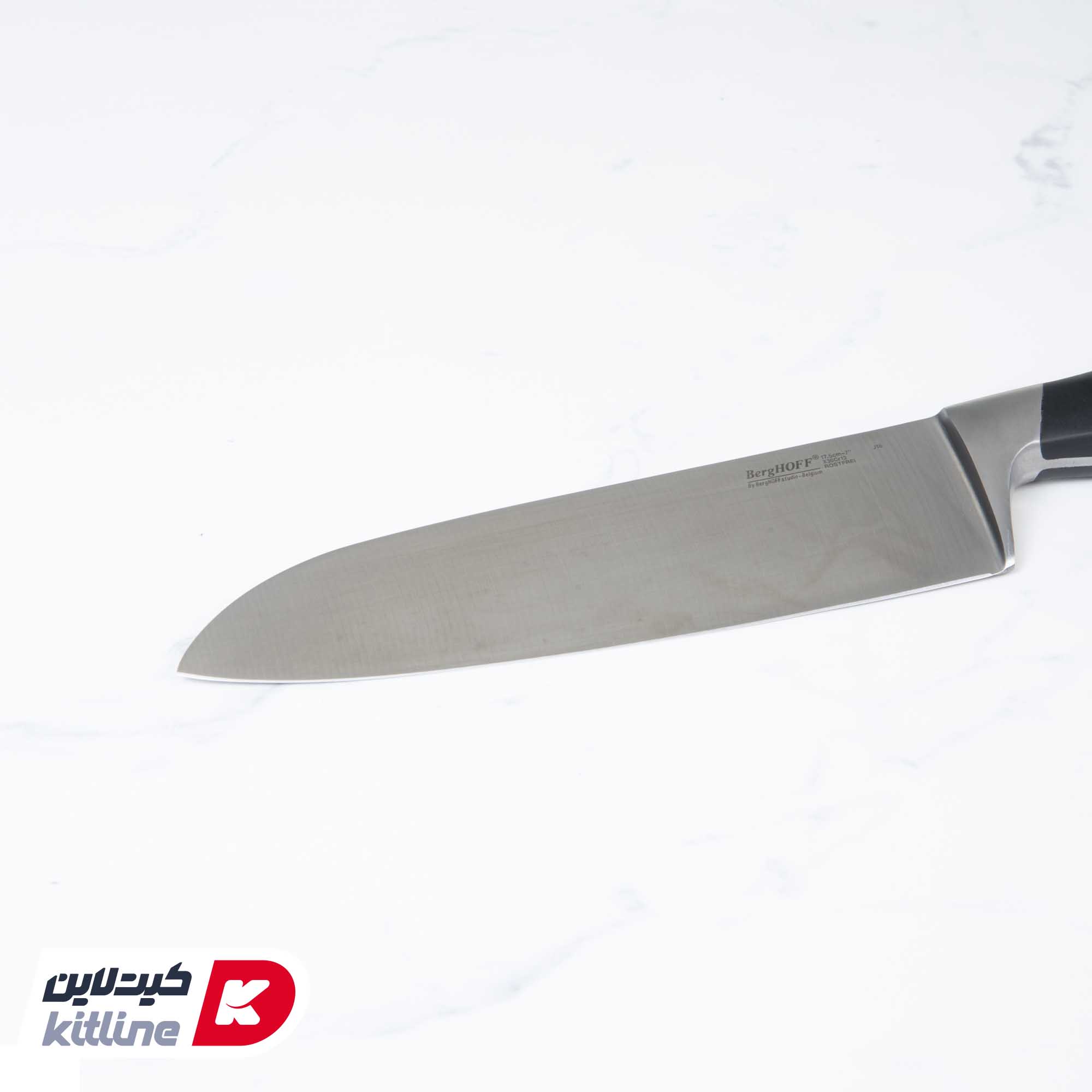 چاقو سرآشپز ۱۷.۵ سانتیمتری برگهف دسته مشکی - تصویر 3