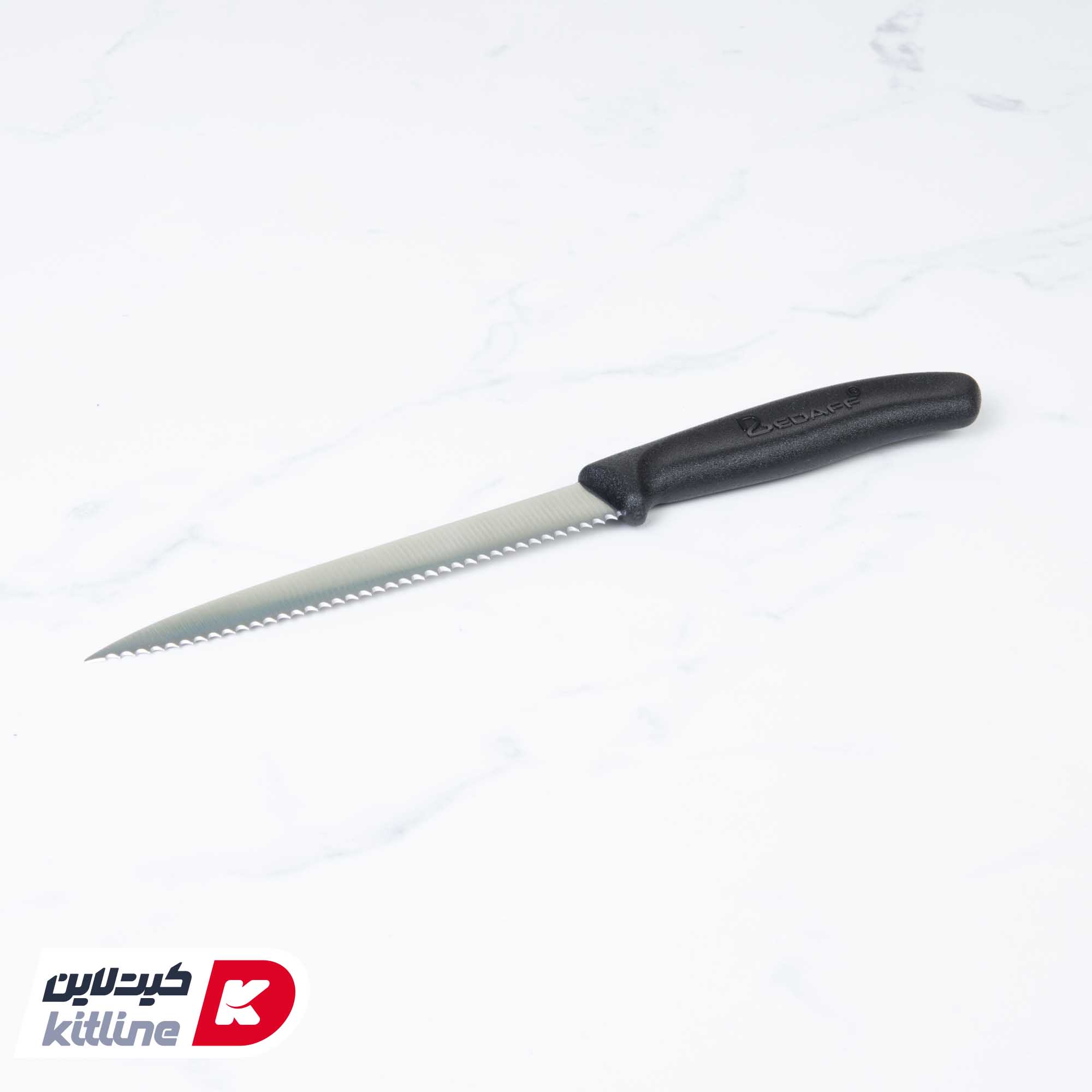 چاقو اره ای ۱۱.۵ سانتیمتری بداف دسته مشکی