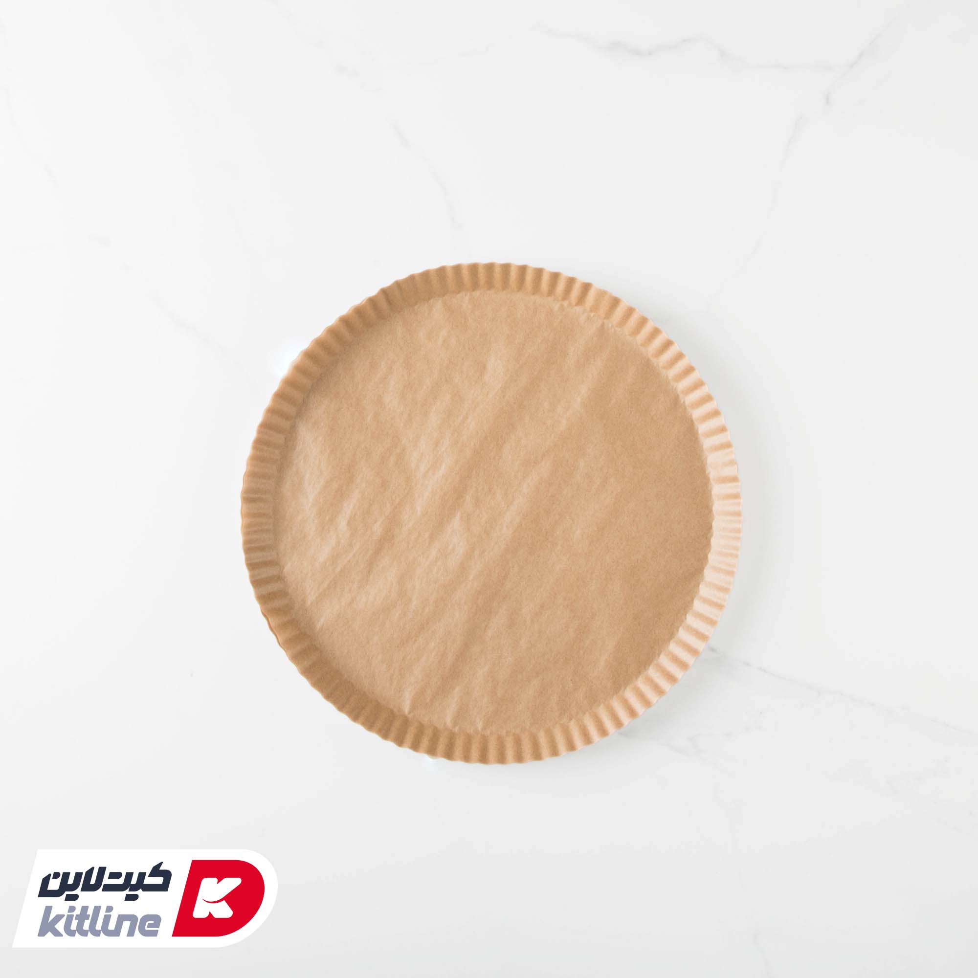 کاغذ شیرینی نسوز گرد تابه ای ۲۱ سانتیمتری (بسته ۷ عددی)