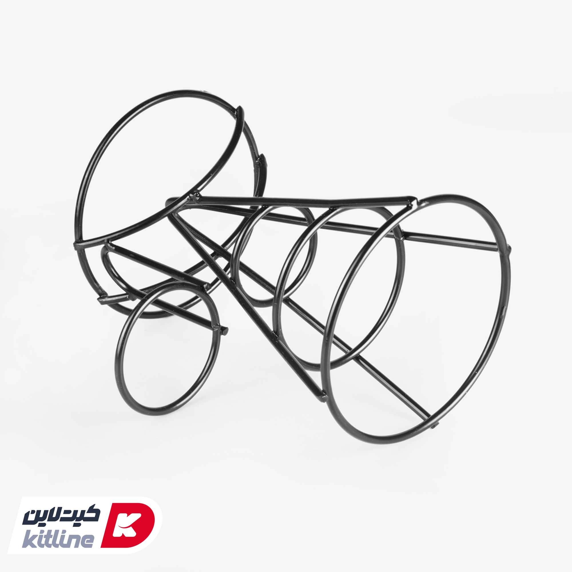 ظرف سرو قیفی ۱۳×۱۸ سانتیمتری فلزی - تصویر 3