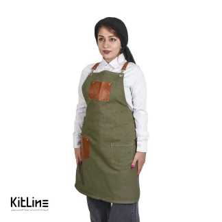 پیشبند جین سبز