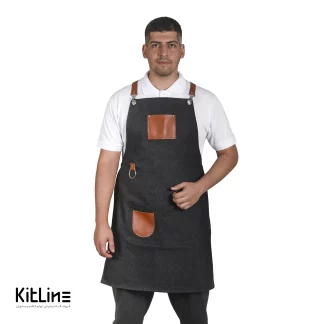 پیشبند جین مشکی