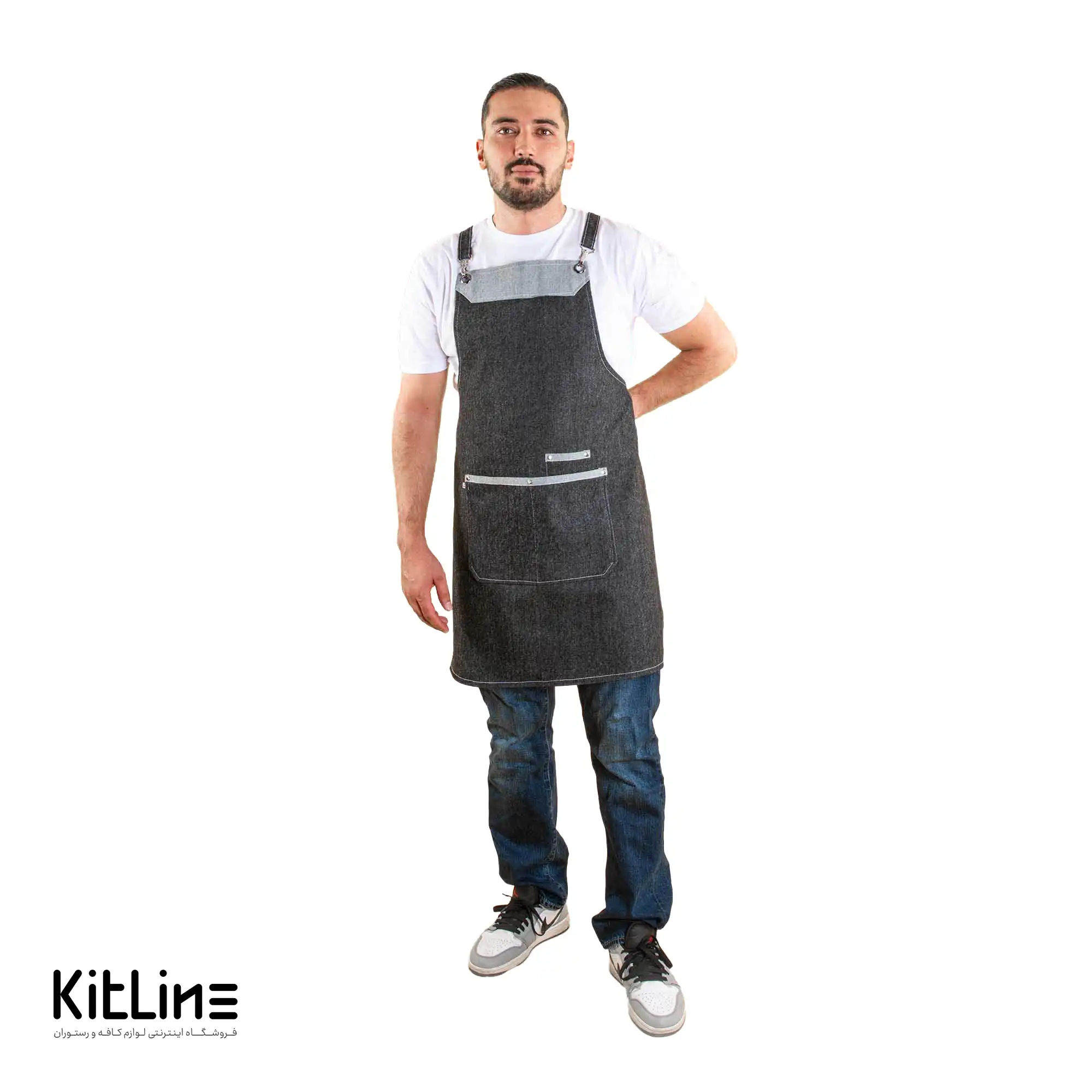 پیشبند جین ۳ جیب کیوان