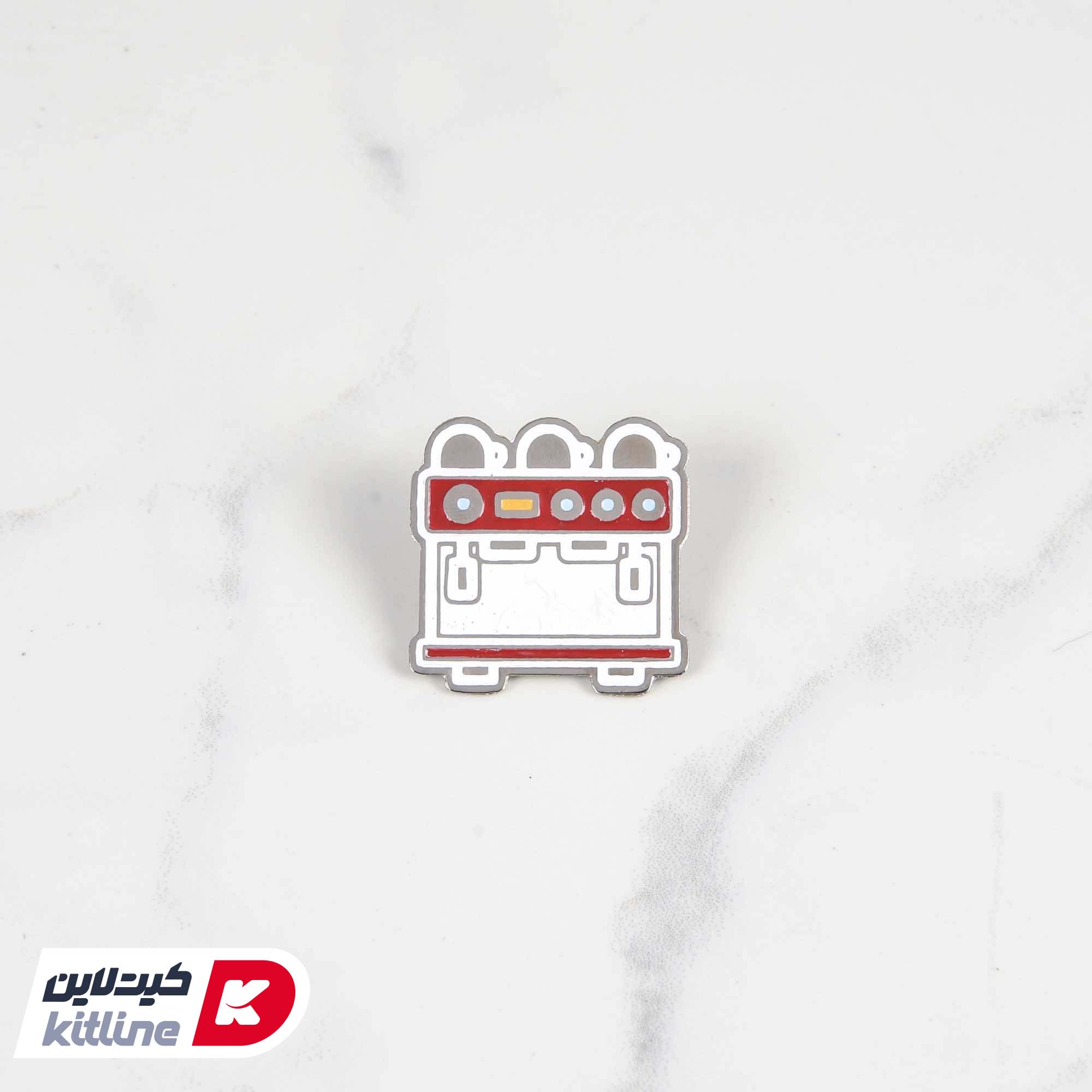 پین لباس طرح فانتزی دستگاه قهوه