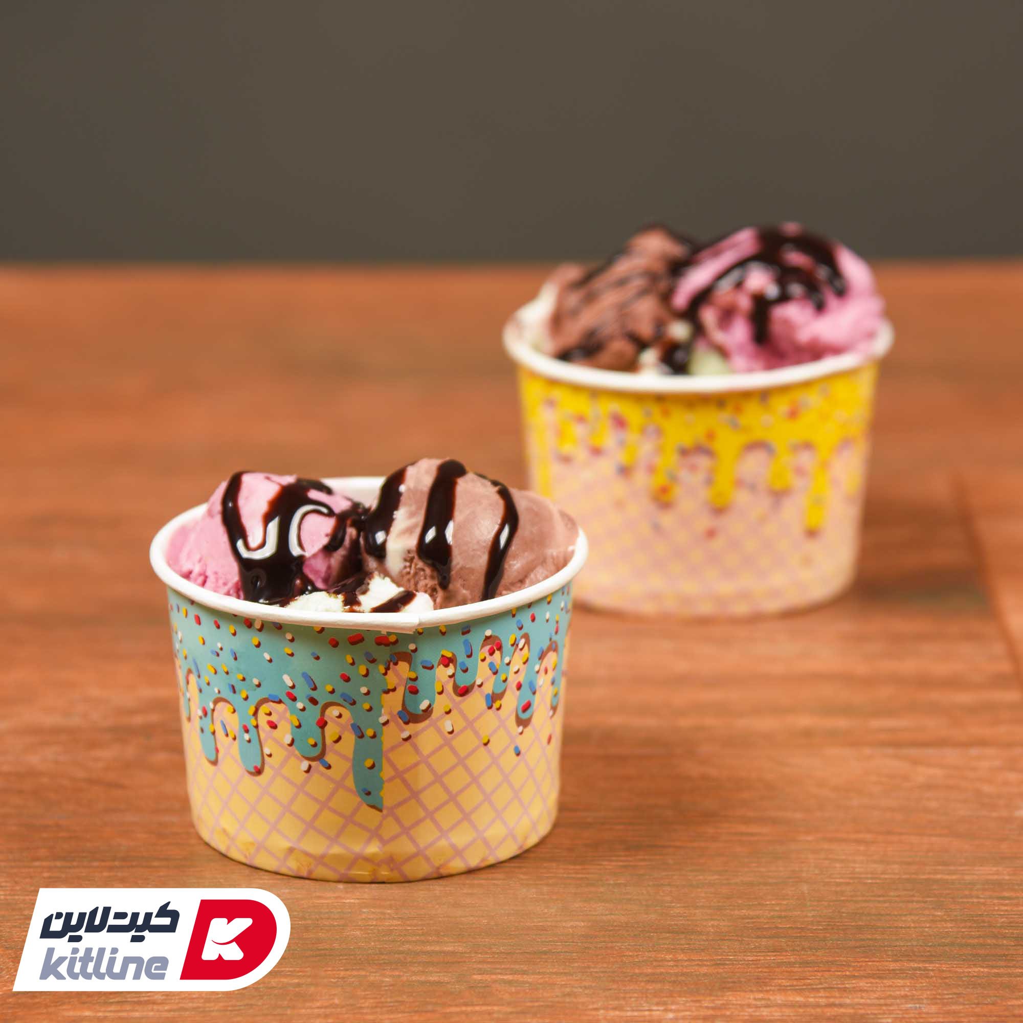 کاسه کاغذی یکبار مصرف ۲۵۰ میلی لیتری آبی (کارتن ۲۰۰ عددی) - تصویر 4