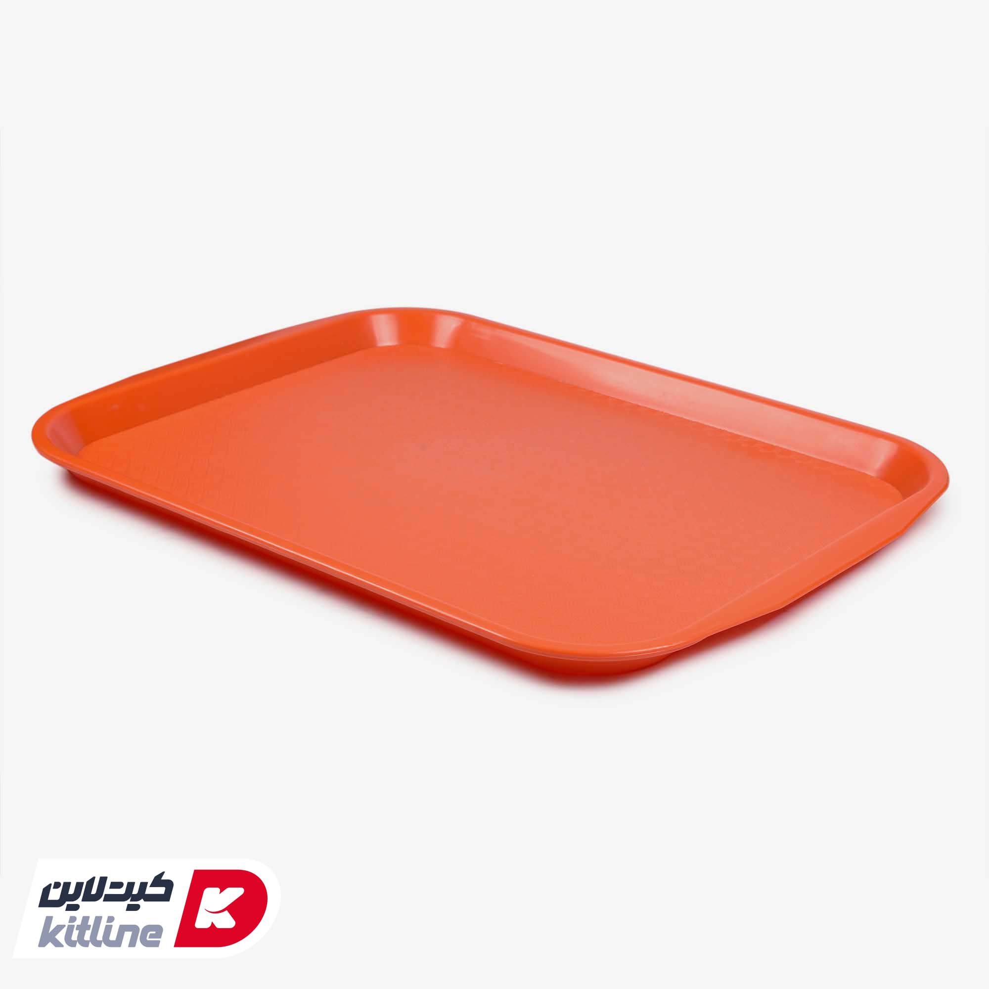 سینی پلی پروپیلن ۴۵x۳۵ سانتیمتری نارنجی کیچن تک
