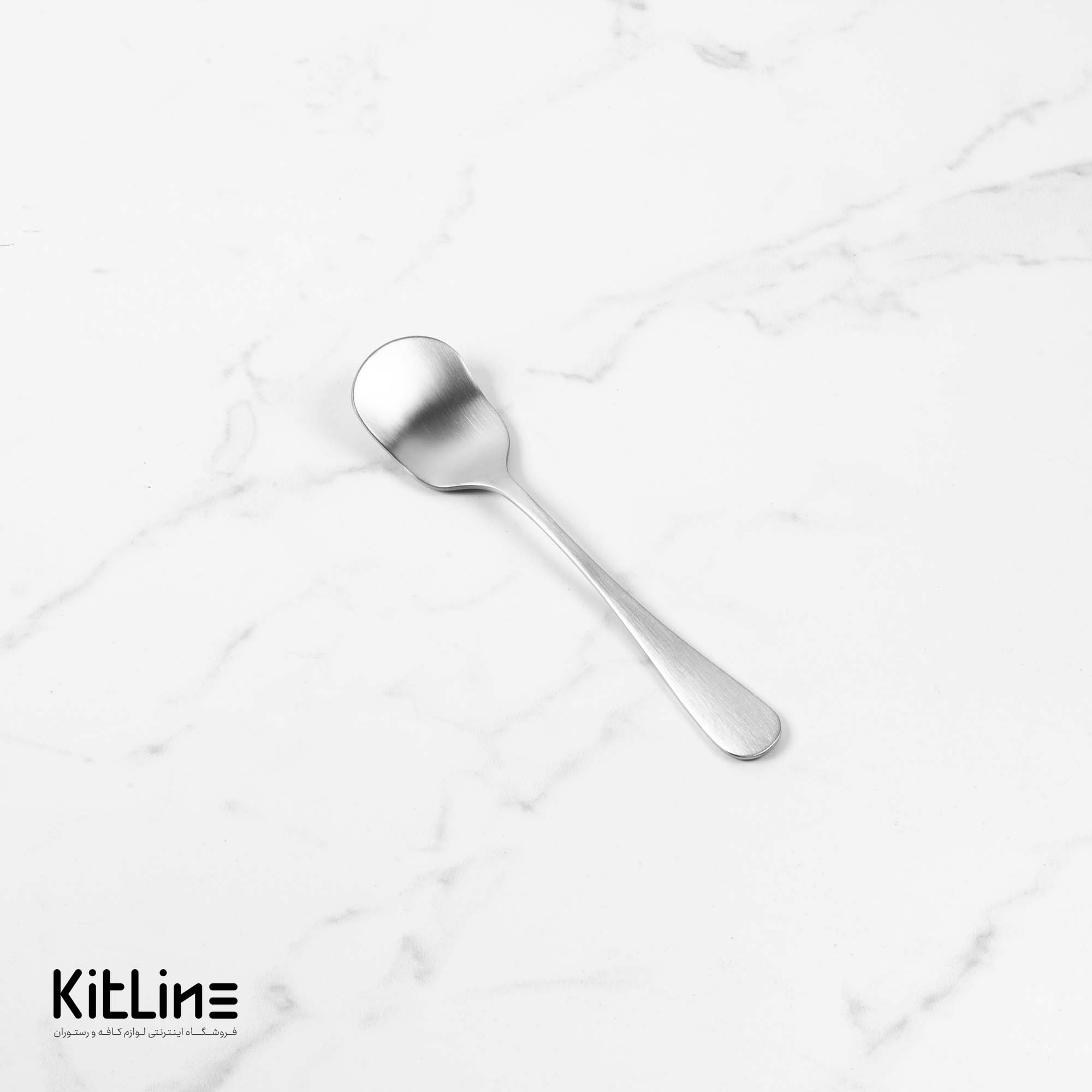 قاشق بستنی خوری صنایع استیل مدل پارما تمام مات