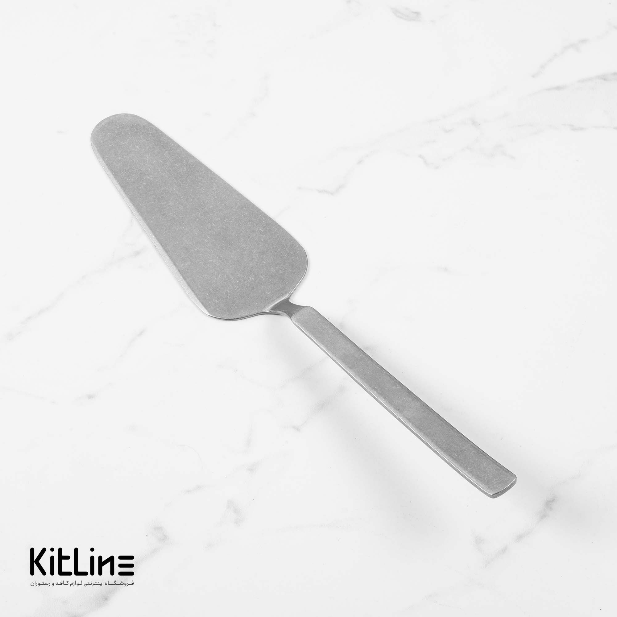 کفگیر سرو کیک صنایع استیل مدل میلان آنتیک