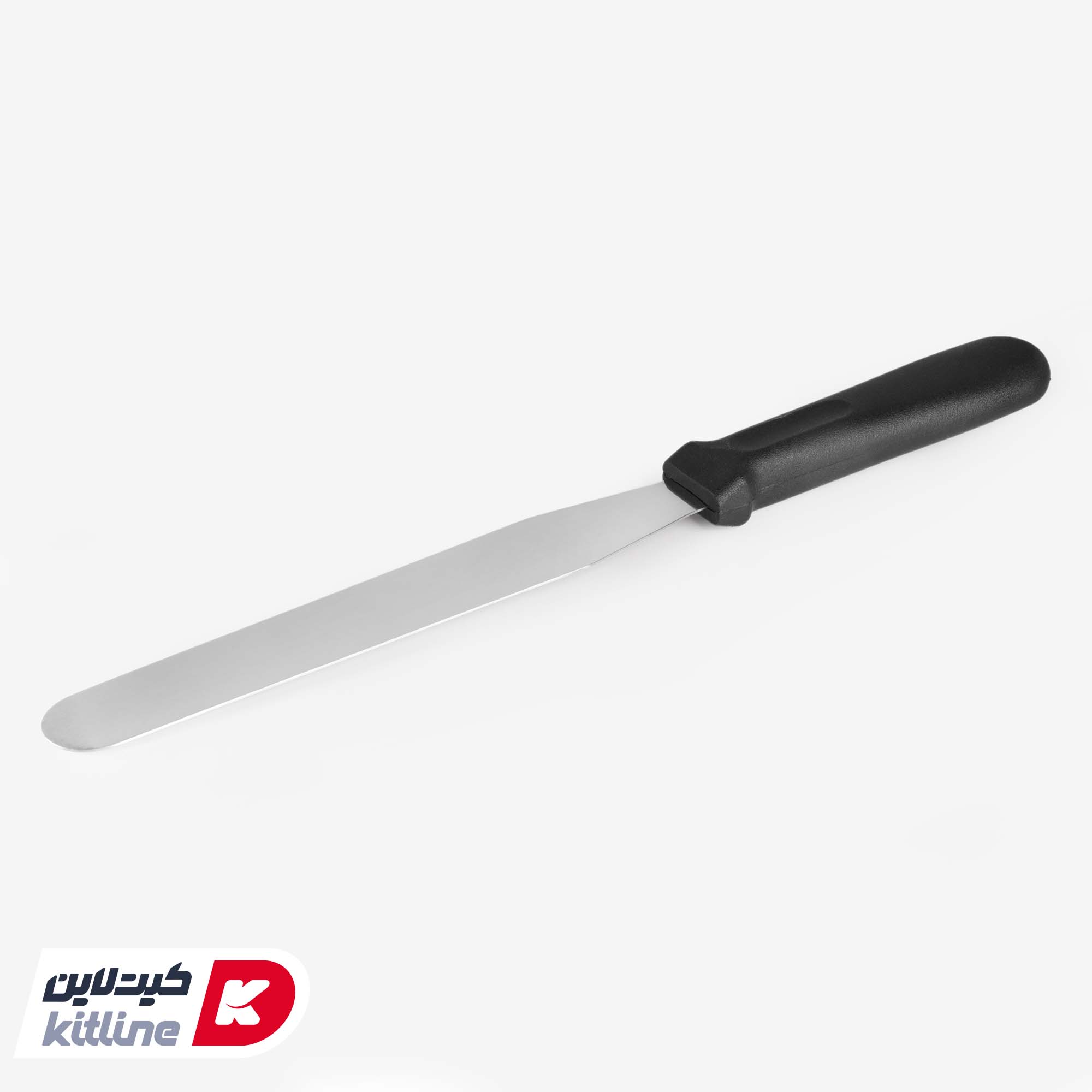 اسپاچولا پالت صاف ۲۲ سانتیمتری استیل