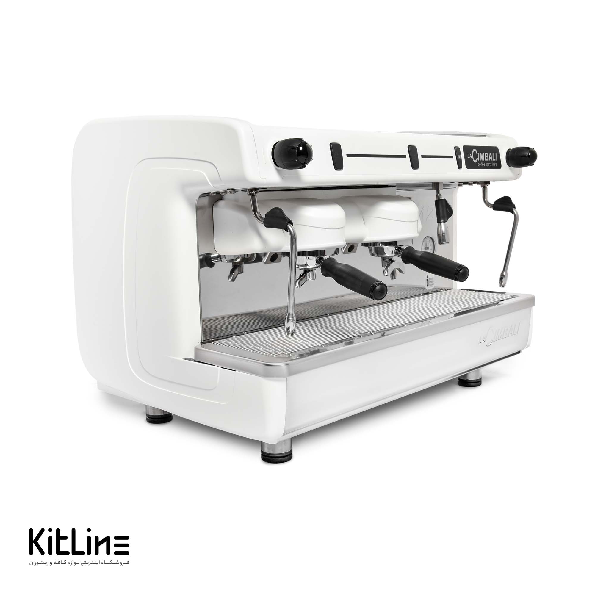 دستگاه قهوه دو گروپ جیمبالی مدل M26 سفید