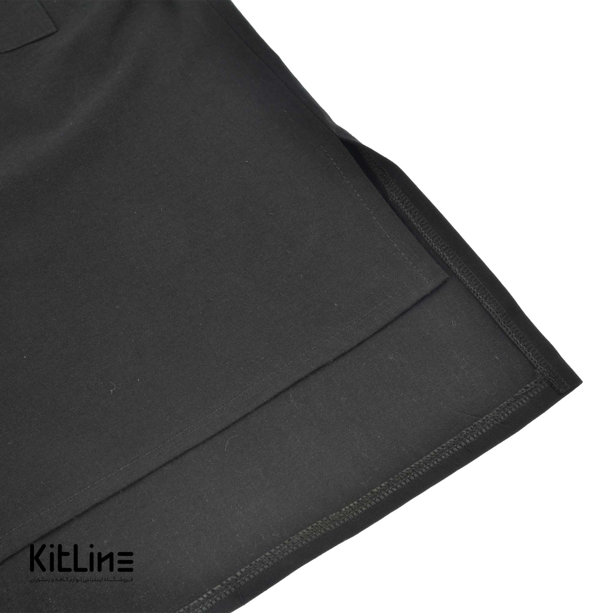 شومیز کتان مشکی زنانه S.R - تصویر 5