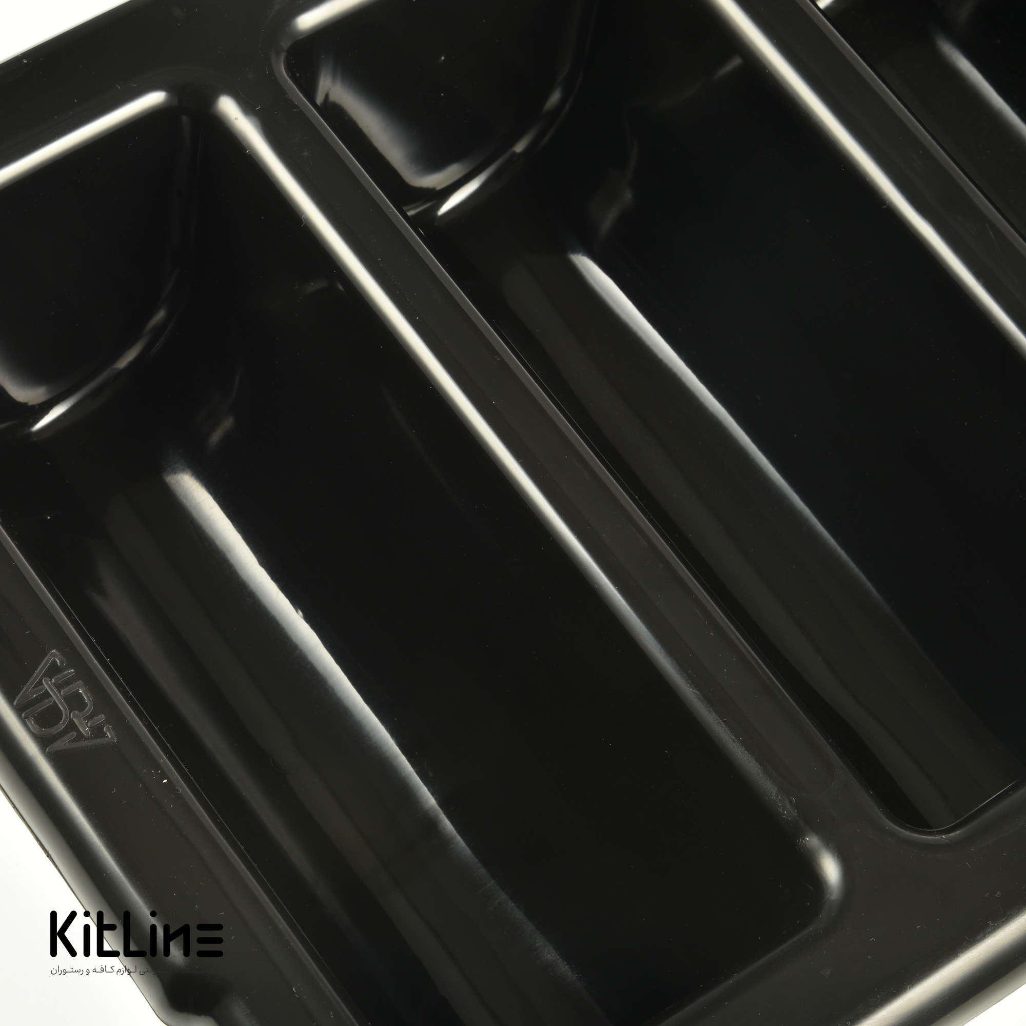 جای قاشق چنگال پلاستیکی ۳۲.۵×۵۲.۵ سانتیمتری مشکی - تصویر 6