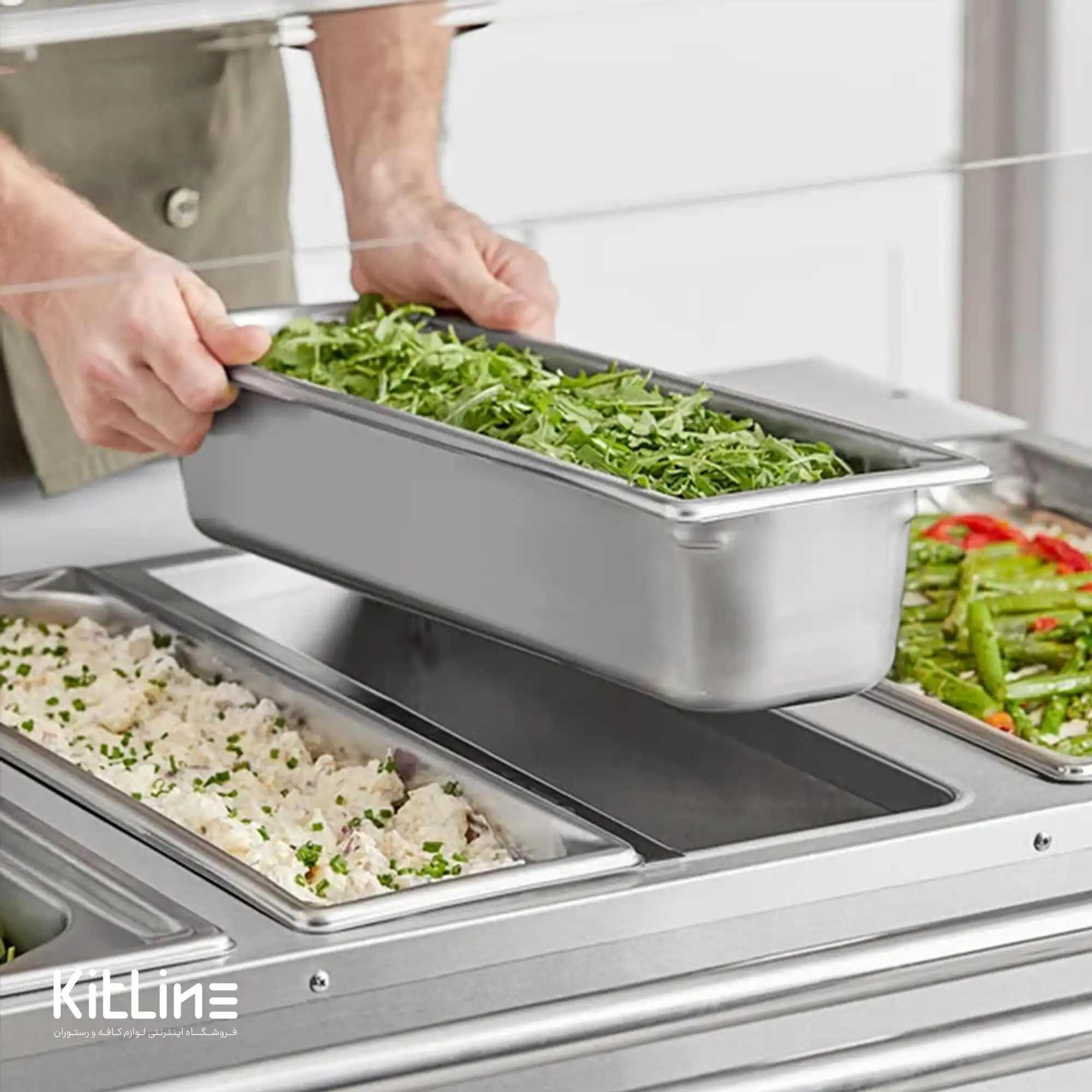 بن ماری ۲/۴ استیل عمق ۱۰ بدون درب - تصویر 5