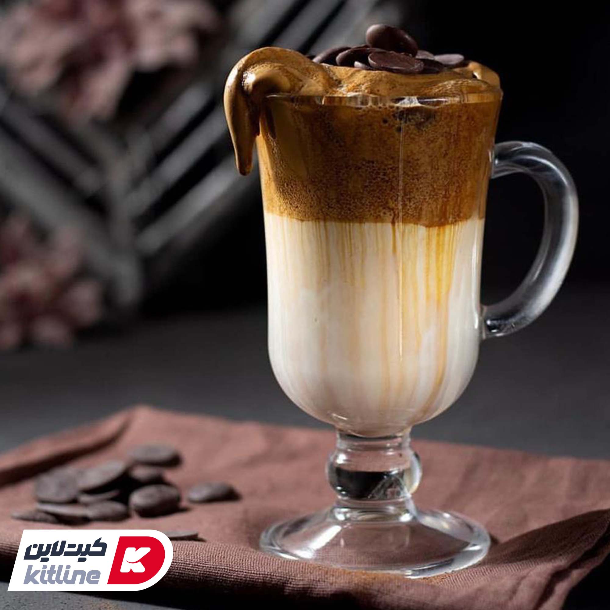 لیوان دسته دار شیشه ای ۲۳۰ میلیلیتری پاشاباغچه مدل آیریش کافه - تصویر 3